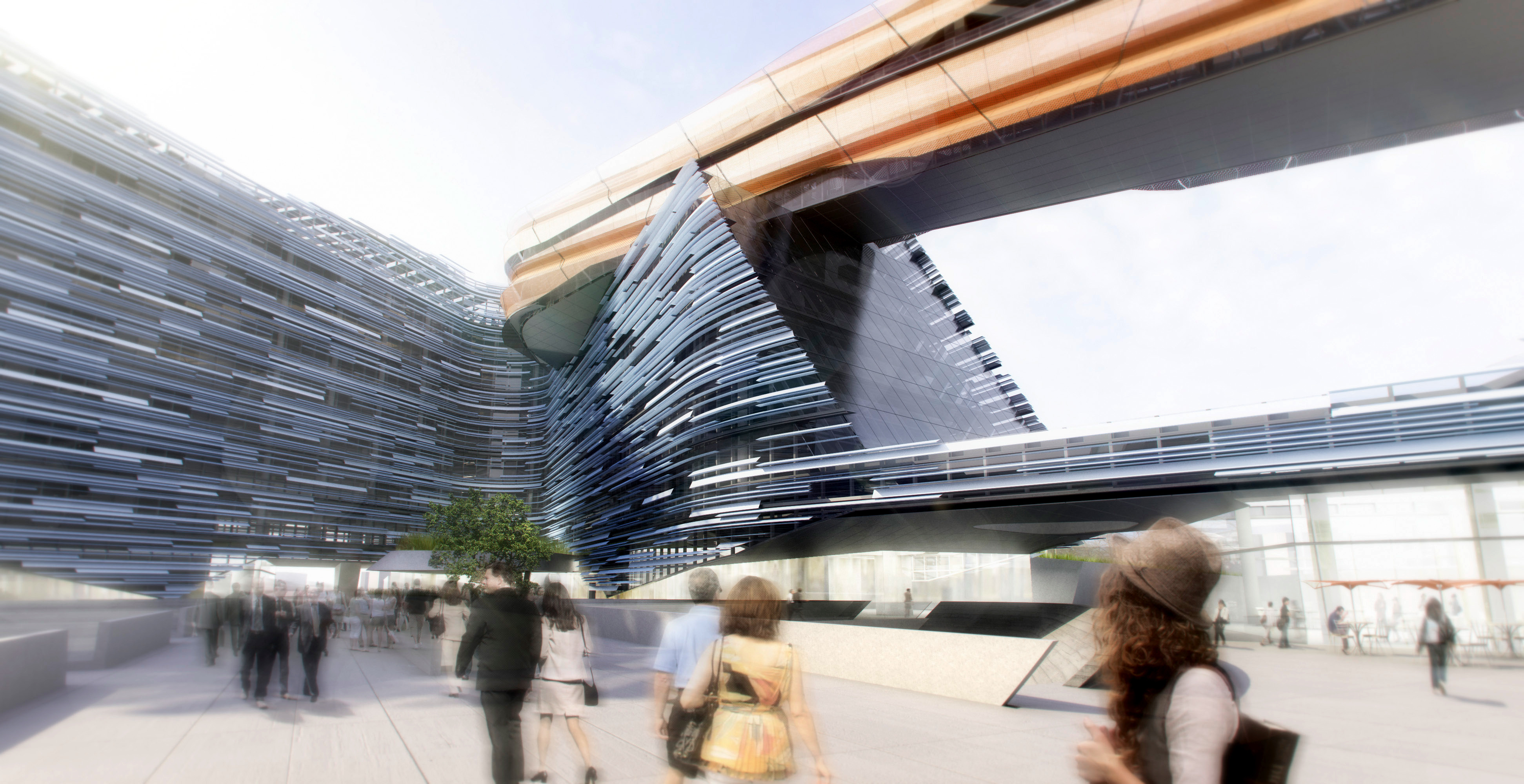 米兰 Eni 总部大楼 · 现代办公空间的绿色与创新设计-4