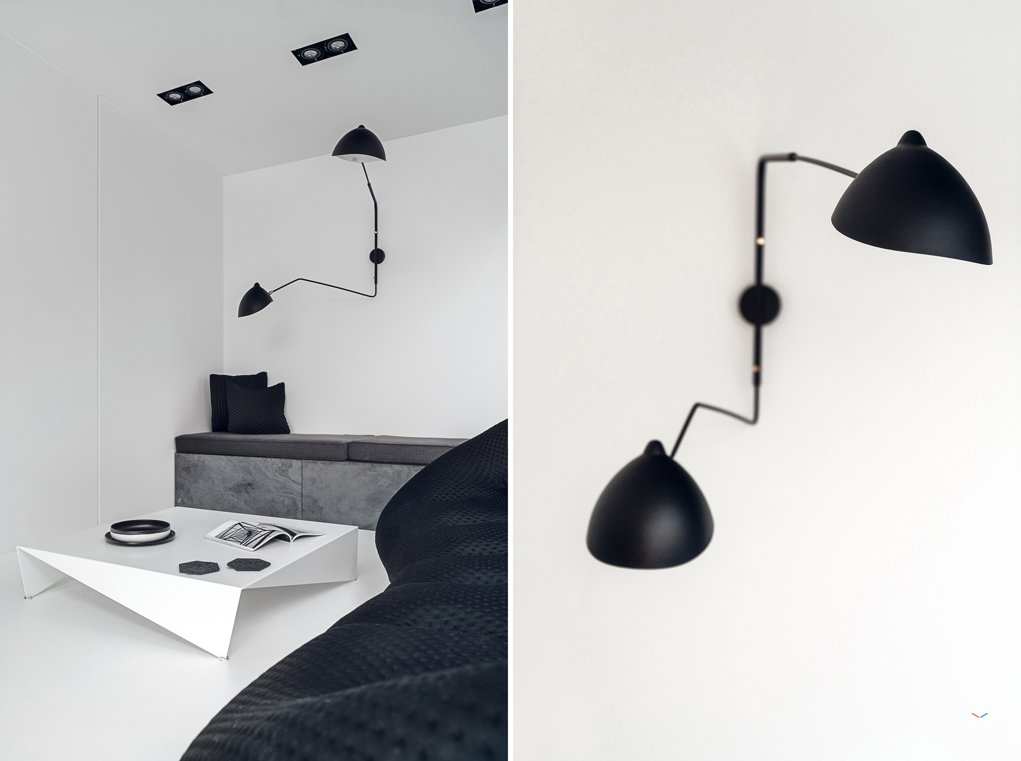 极简黑白空间，打造时尚家居-34