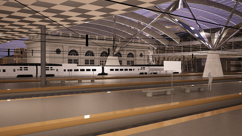 Minsk·Central(梦幻透明屋顶下的 Minsk 中央车站综合体)-14