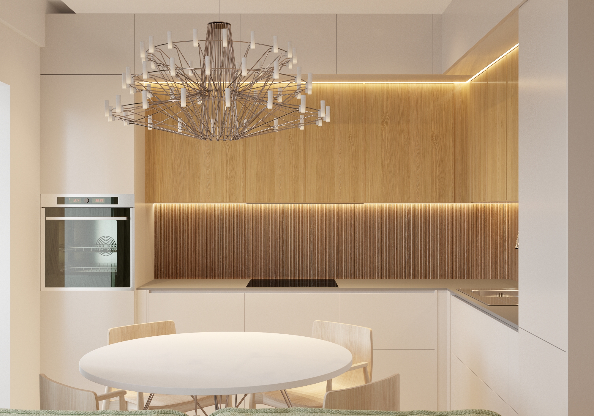 2018 年完成的"Prityazhenie"公寓室内设计-3