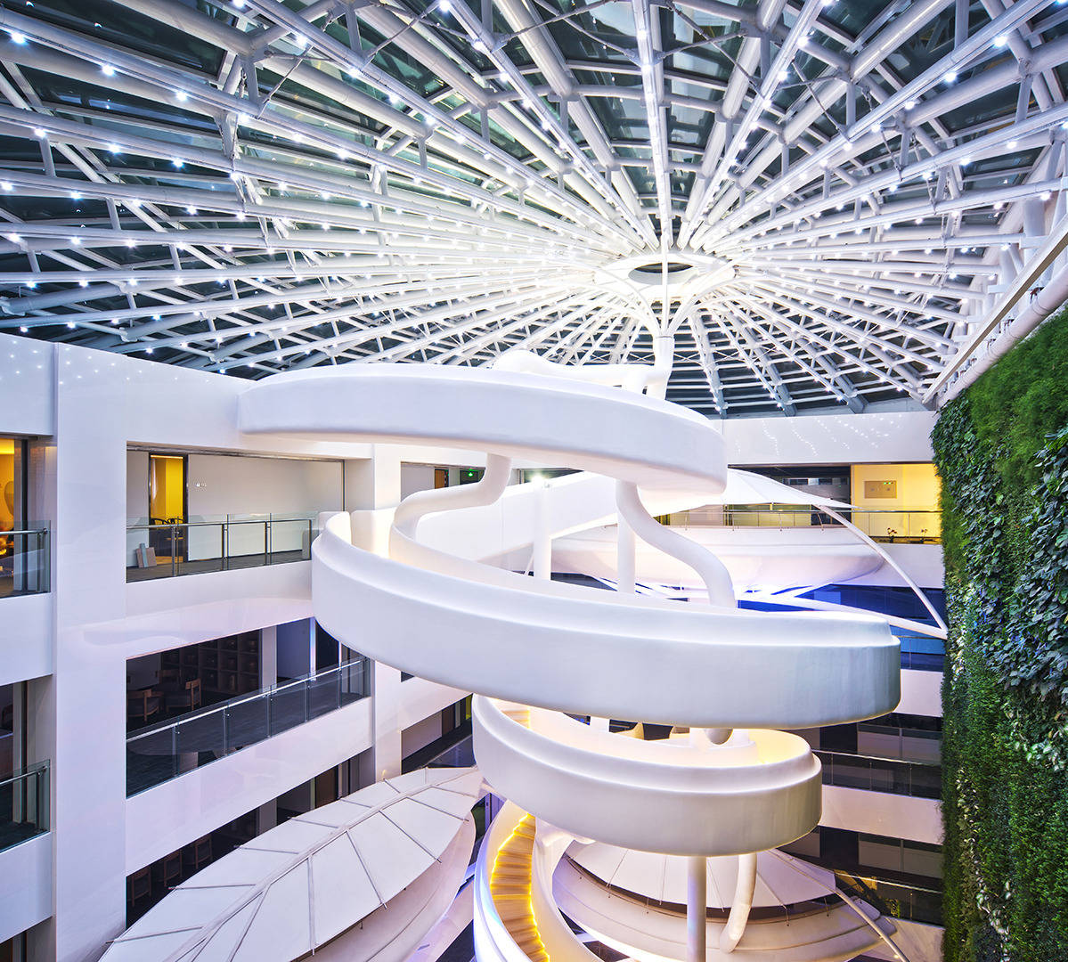 OL 总部 | 园林景观与办公空间的完美融合-0