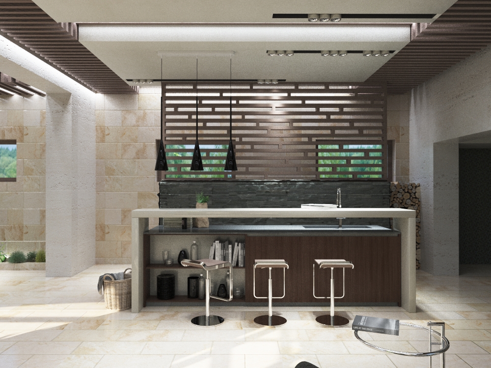 圣彼得堡乡村别墅的疗愈空间设计-5