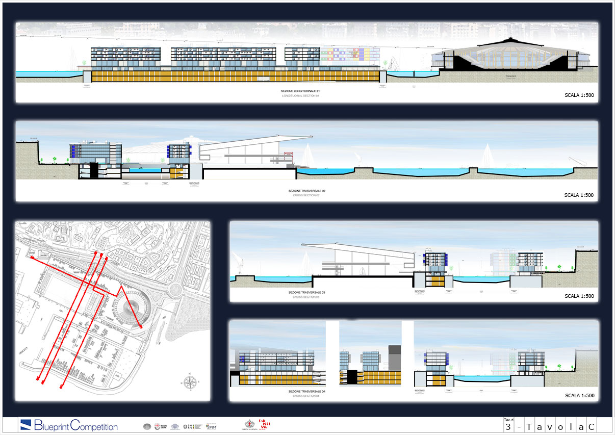 蓝晒图竞赛项目 | 创新环保的 Genova 港口改造设计-2