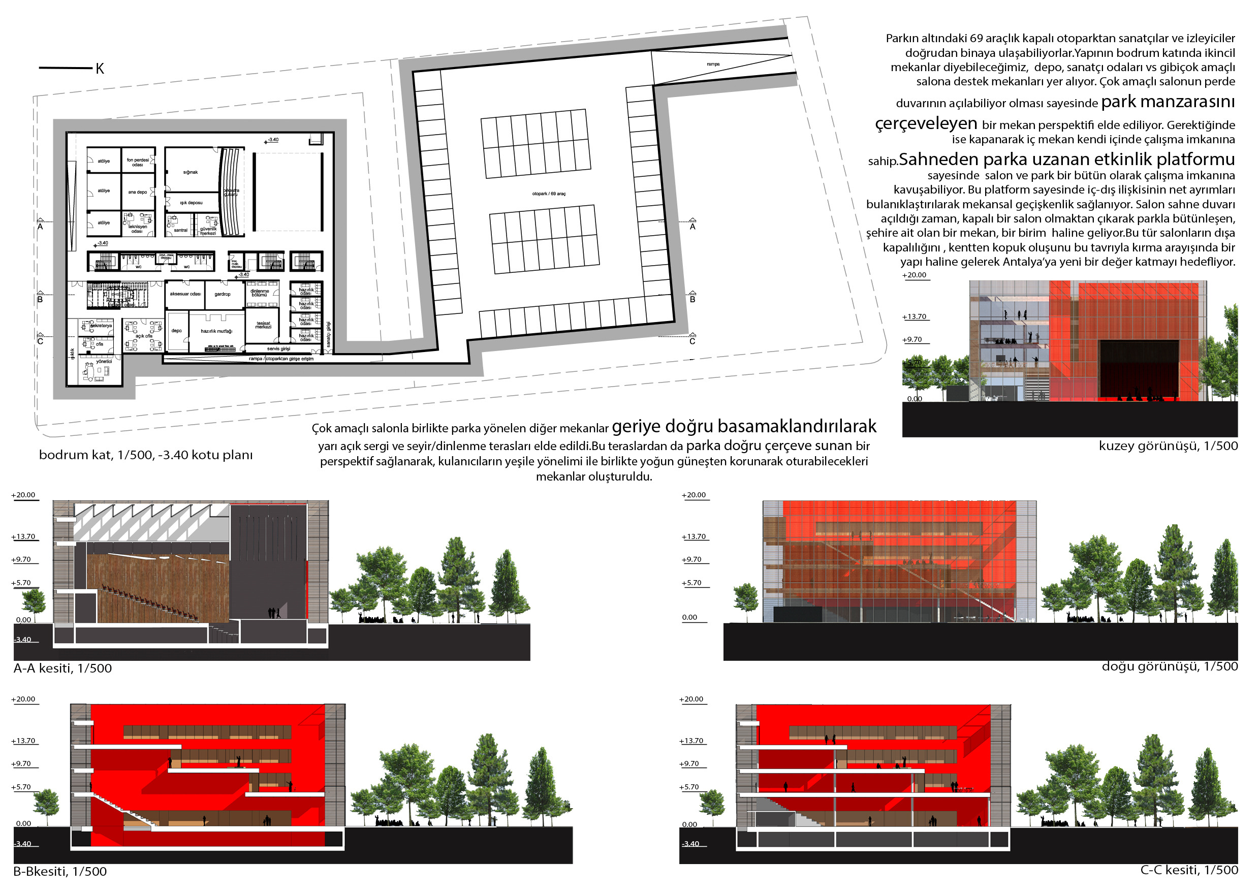 绿意盎然的多功能表演中心-7