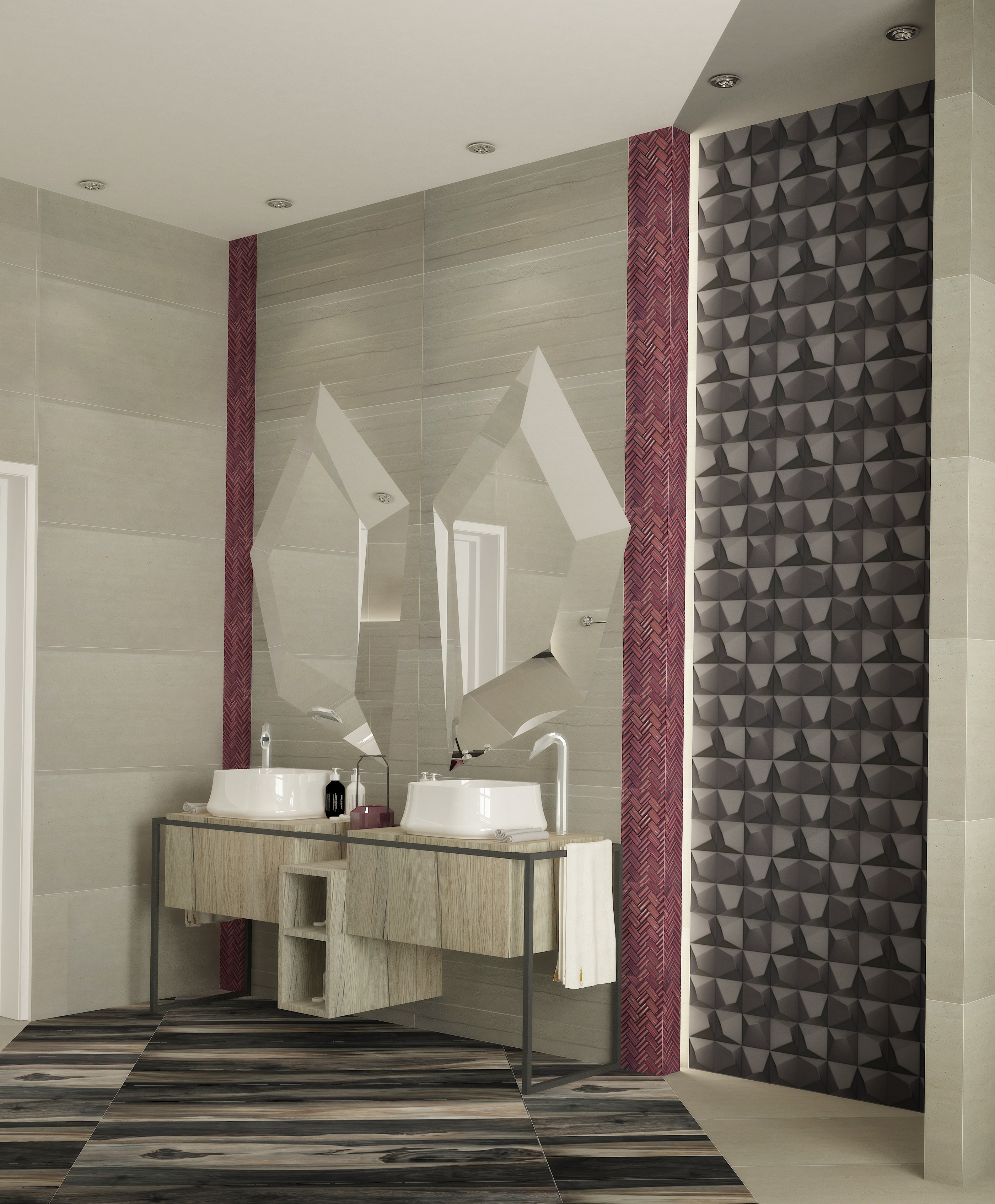 工业风主卫设计 | 开放式布局与自然光的完美融合-9