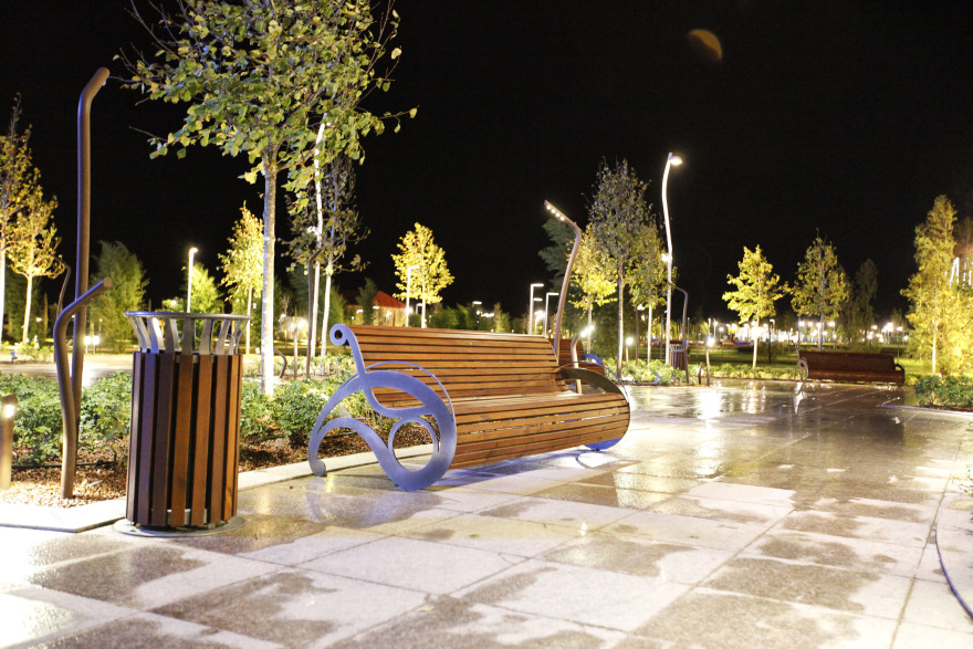 阿塞拜疆 Shamkir 城市公园公共设施设计-18