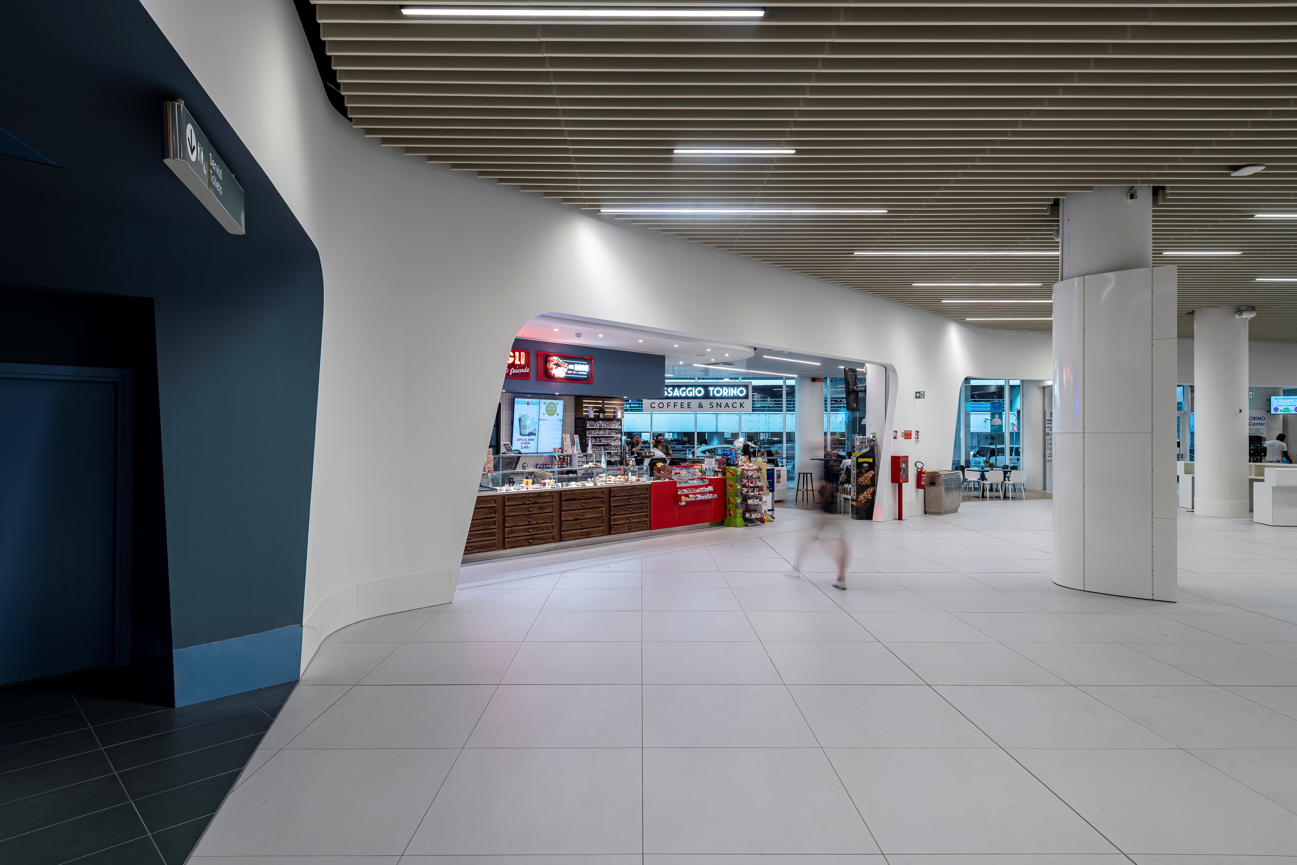 意大利都灵卡塞勒机场 Sandro Pertini 新到达区现代改造-10
