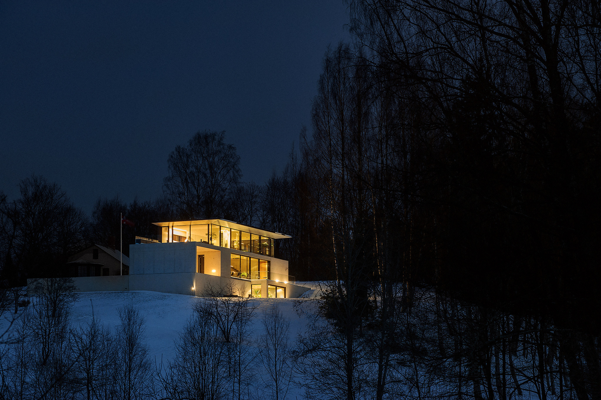 拉脱维亚 Cēsis 河谷度假屋——自然与科技的和谐融合-21