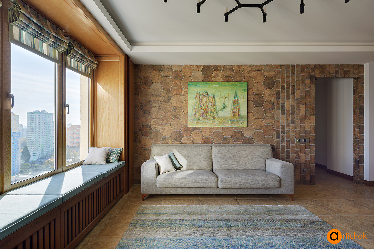 城市中的普罗旺斯·四口之家的温馨空间-2