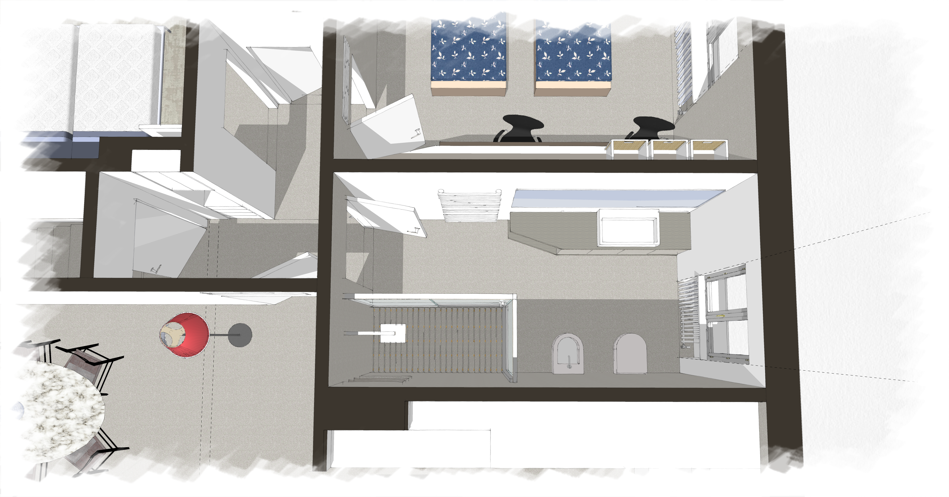 旧别墅变现代舒适家居，设计亮点实现空间增值-13