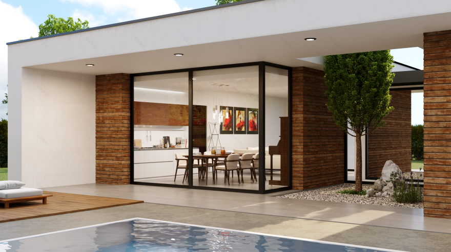 生态家园 | 现代环保别墅设计-1