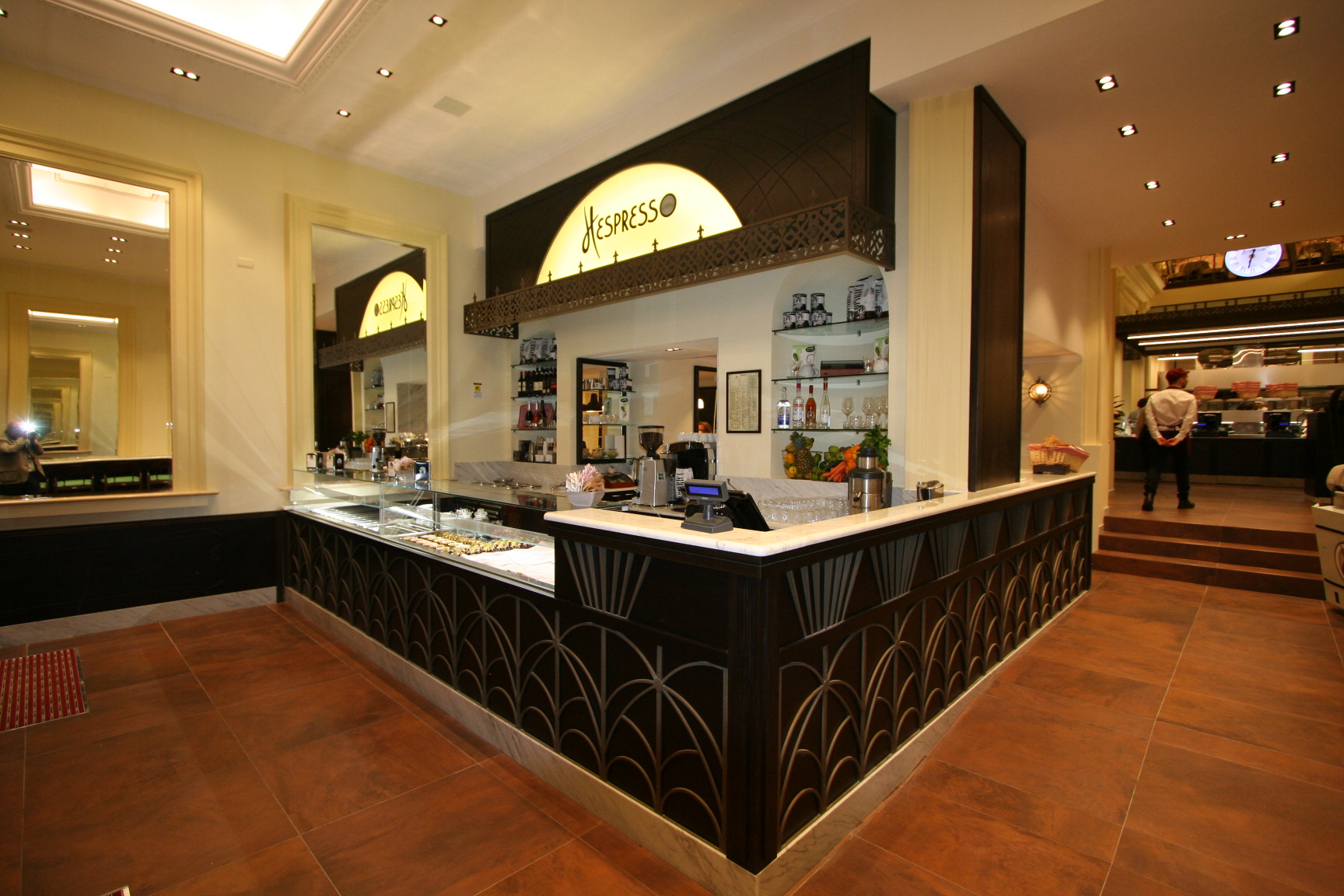 罗马的自由主义风格火车站咖啡馆——Hespresso-1