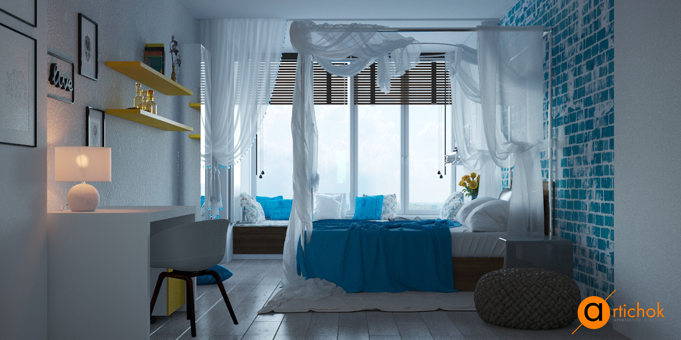 城市景观尽收眼底的艺术公寓-22