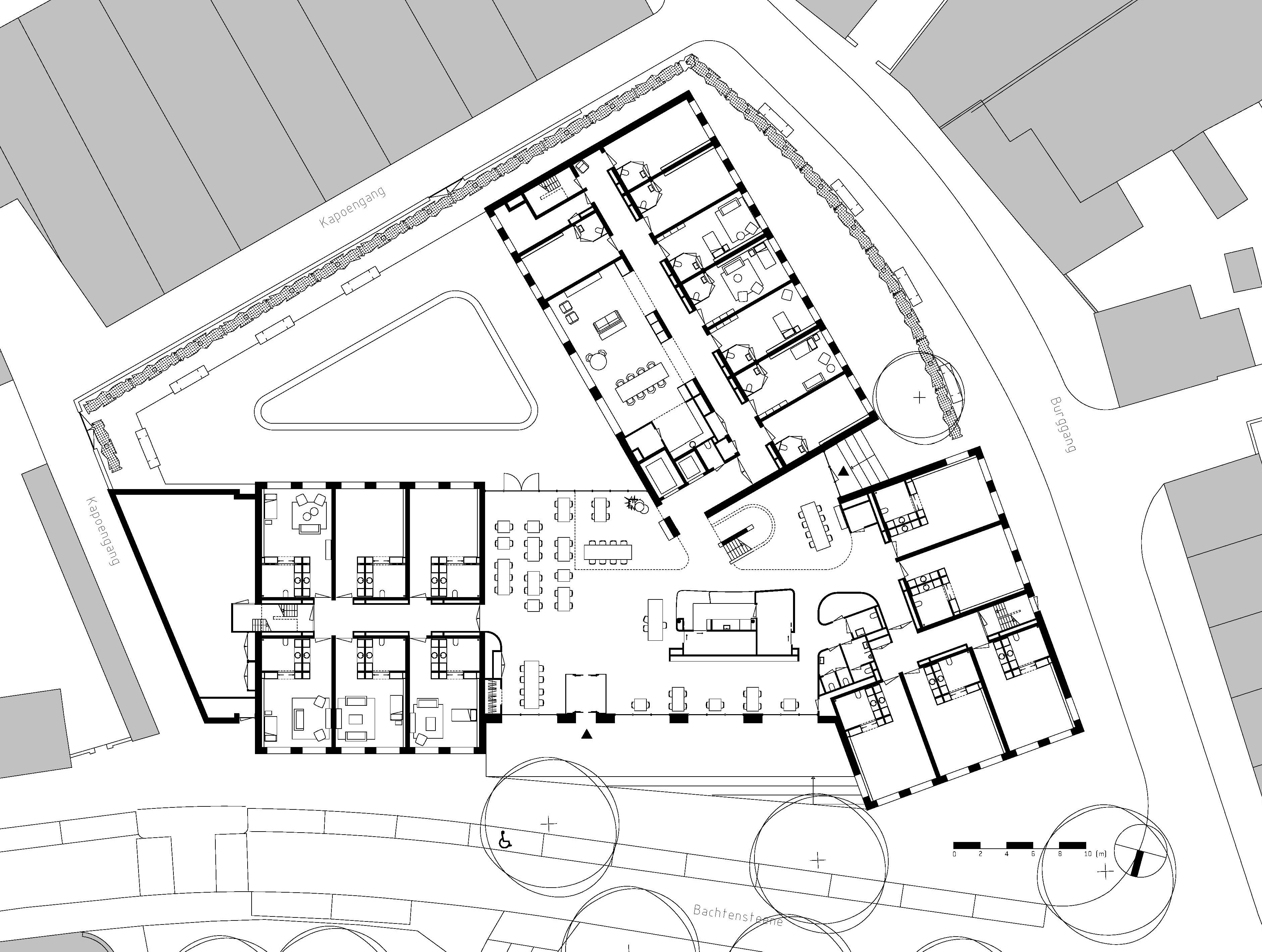温暖现代,专业照护——荷兰 Willibrord 养老院室内设计-12