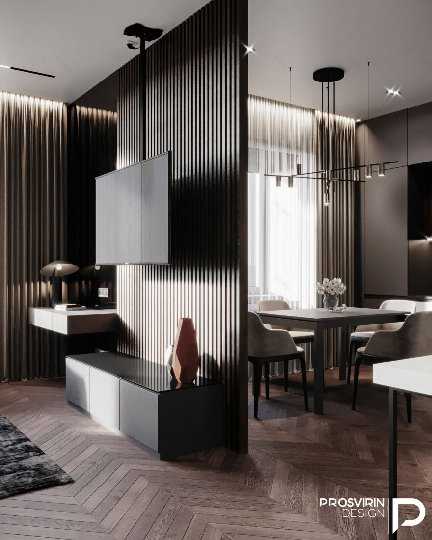 温暖木质与优雅石材的完美融合-3