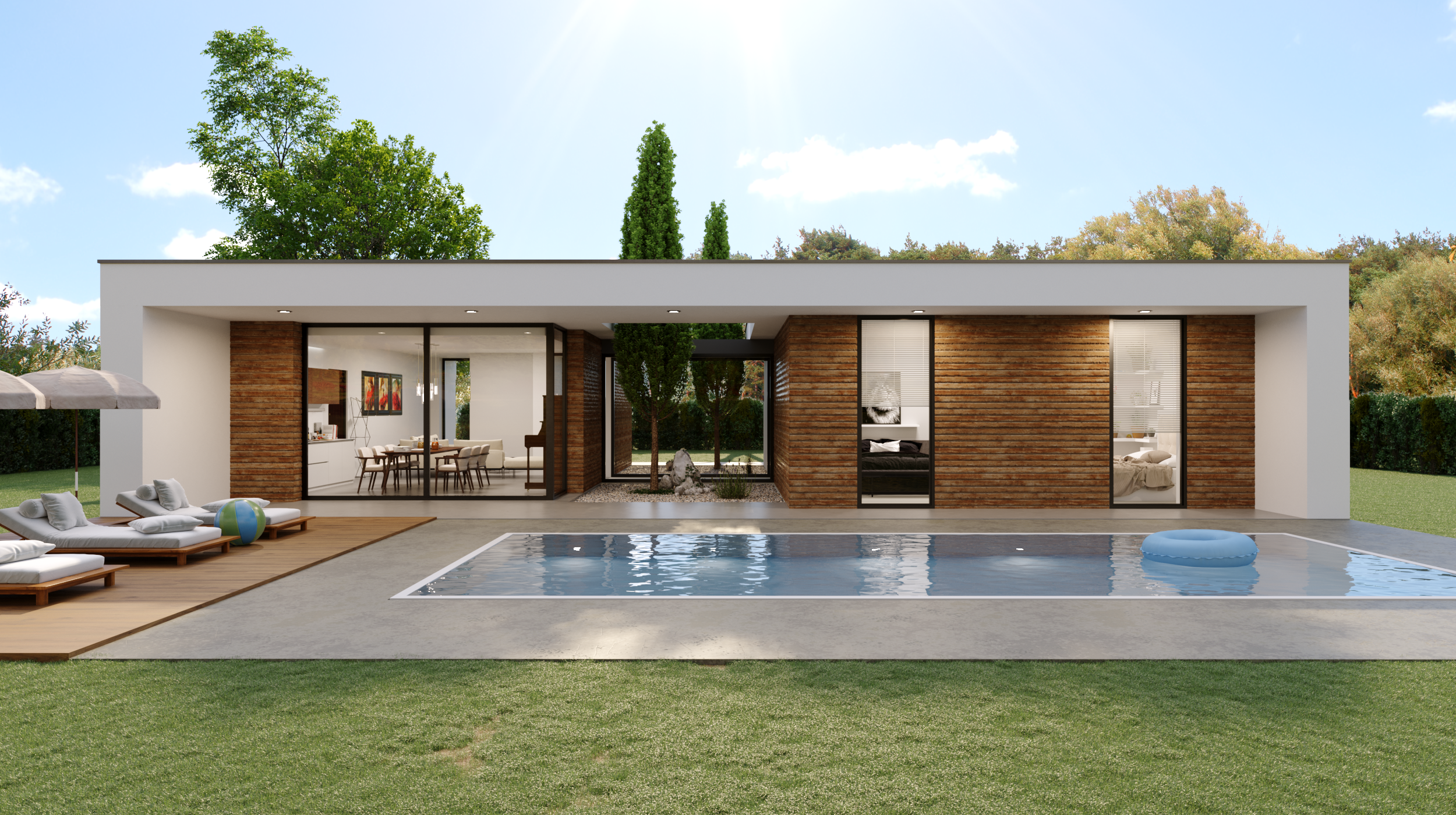 生态家园 | 现代环保别墅设计-0