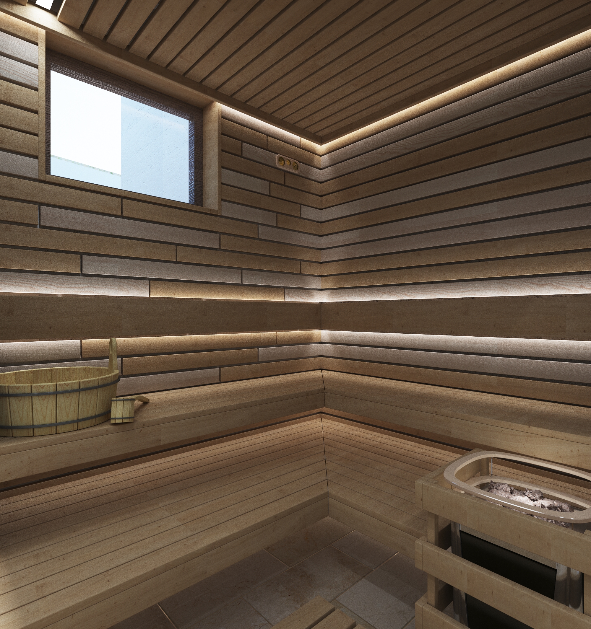 圣彼得堡乡村别墅的疗愈空间设计-27