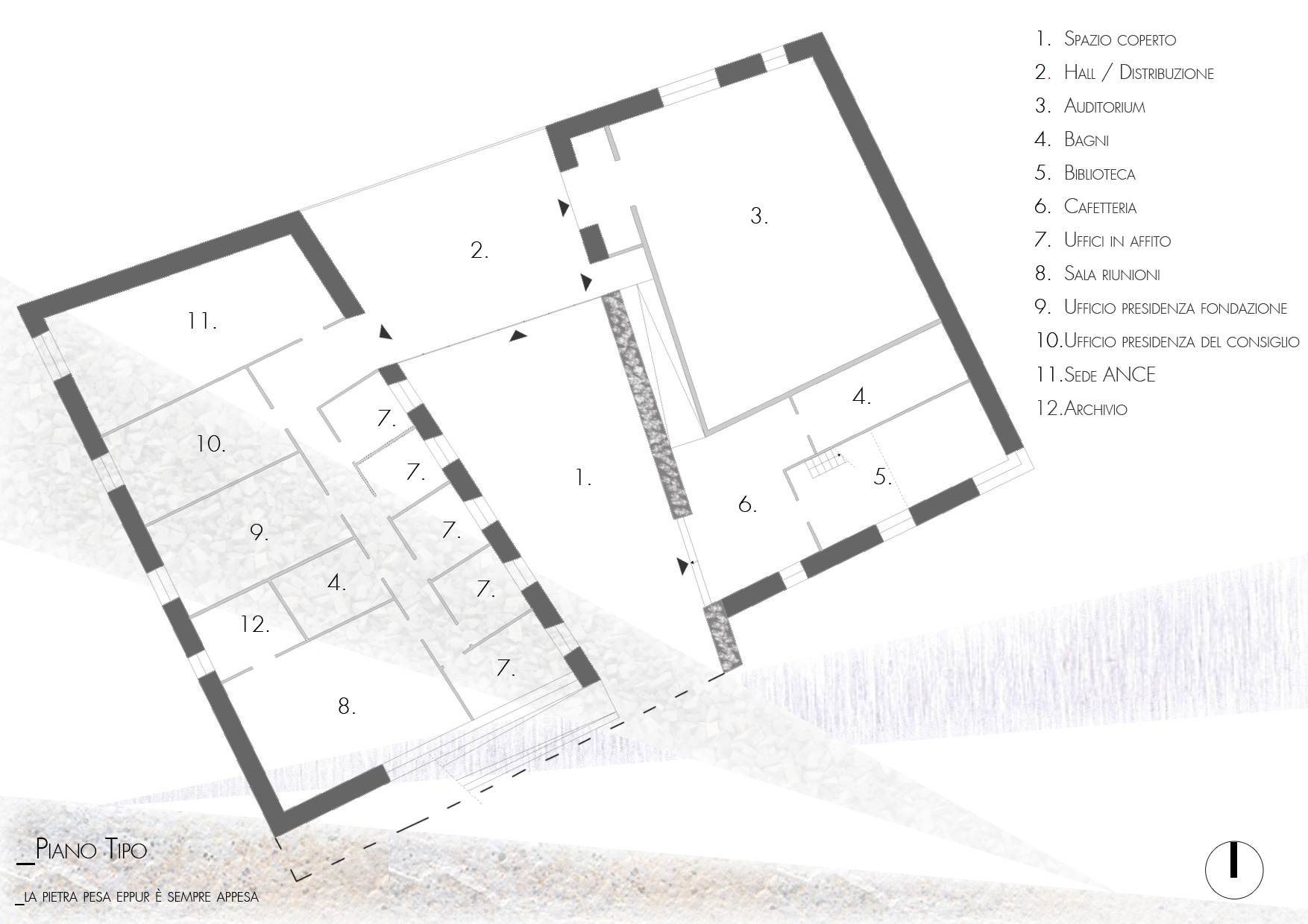 石头与玻璃的交响乐 · 新建筑师基金会总部设计-4