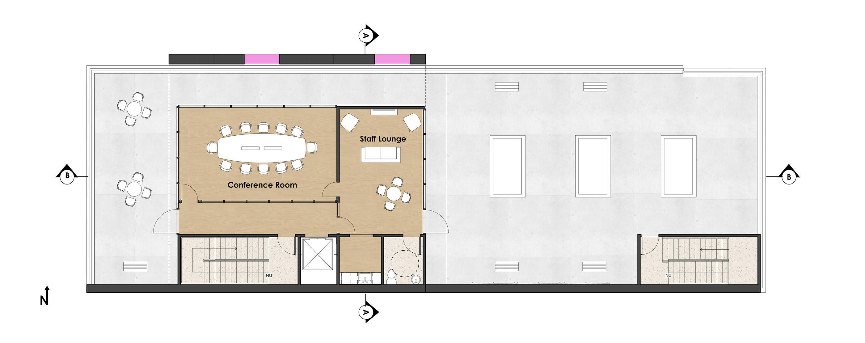 缤纷多元的南费城移民社区健康中心设计-21