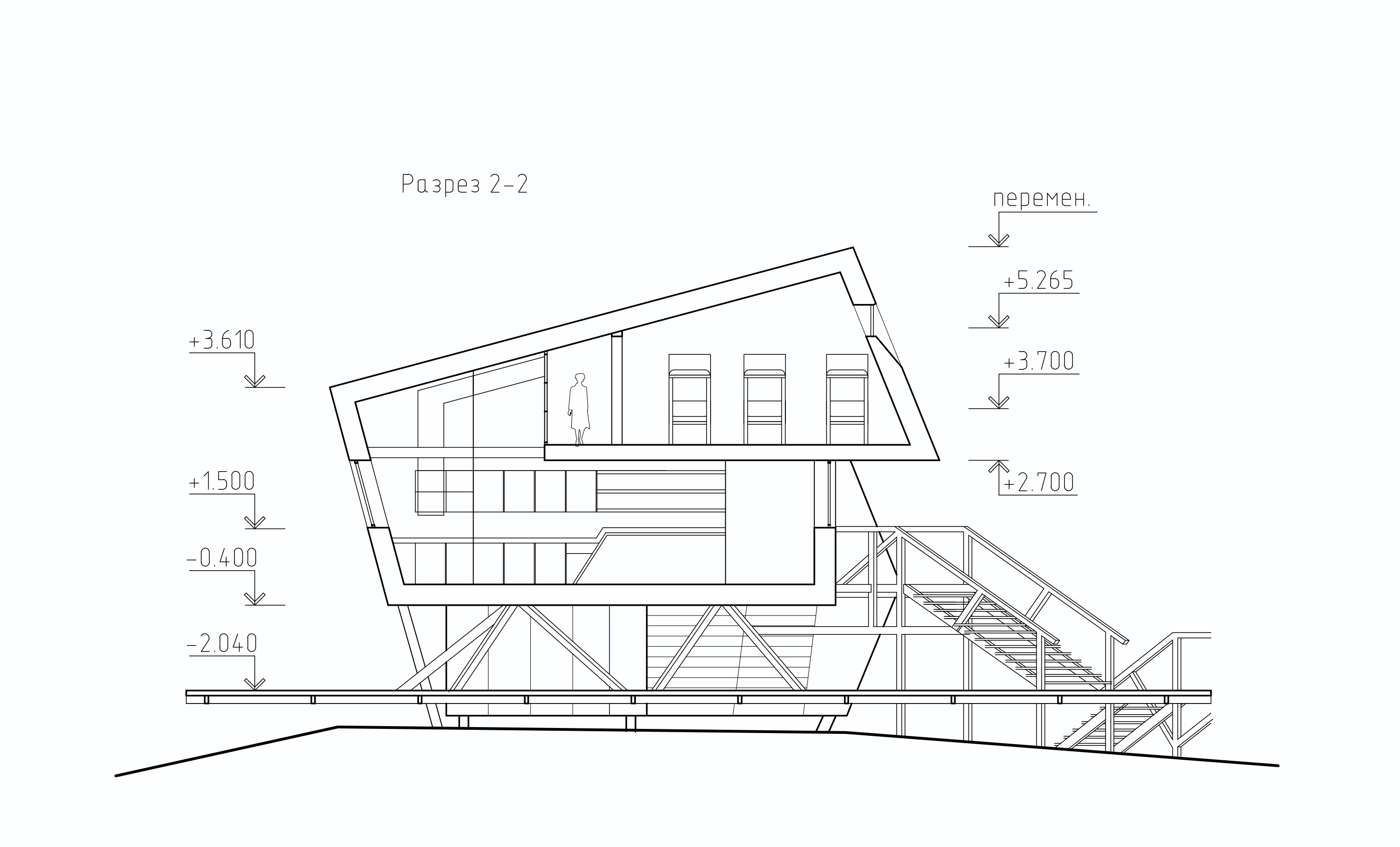 自然公园 Ergaki 山间度假屋设计-6