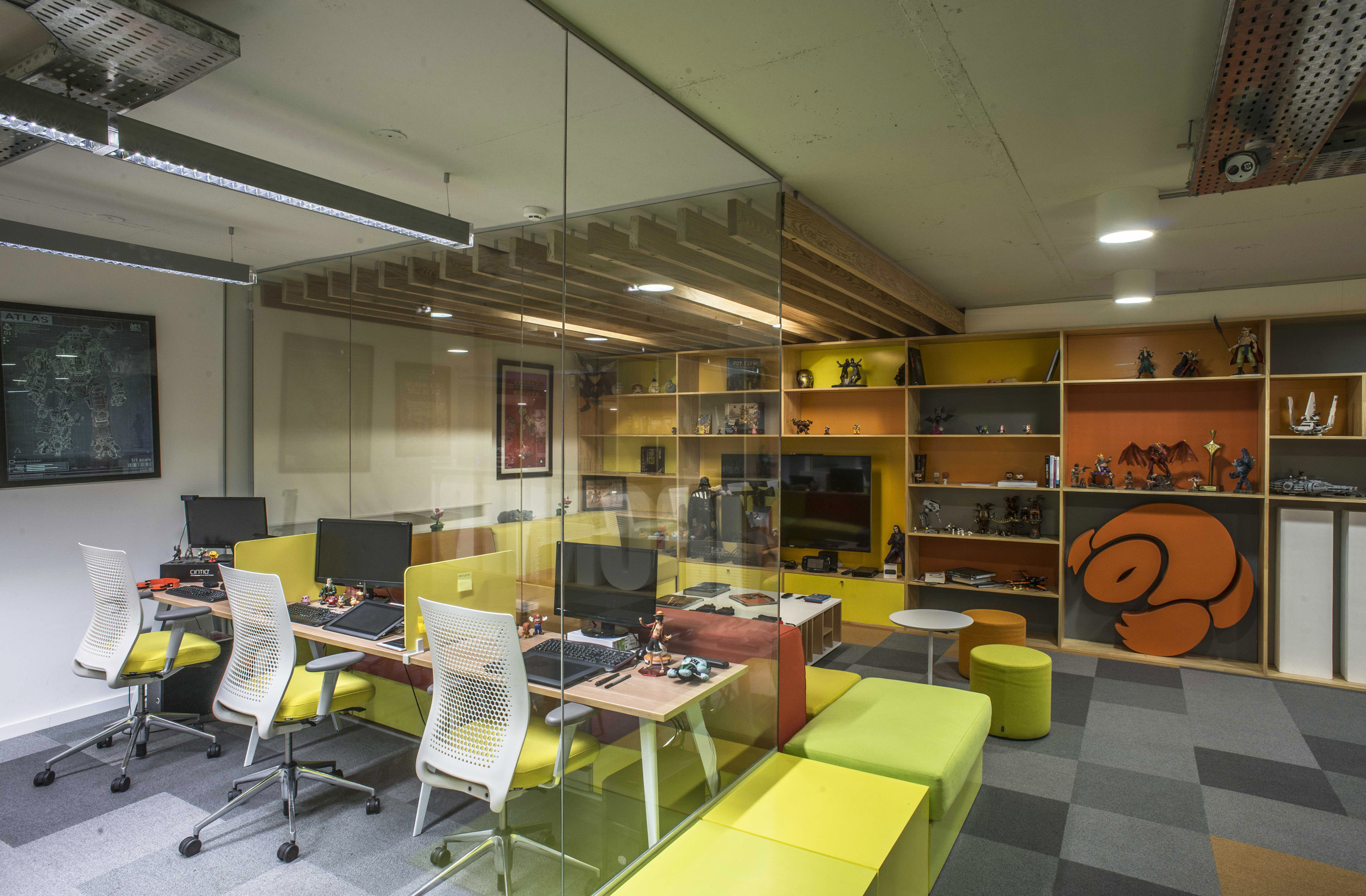 铁皮游戏总部办公空间设计-43