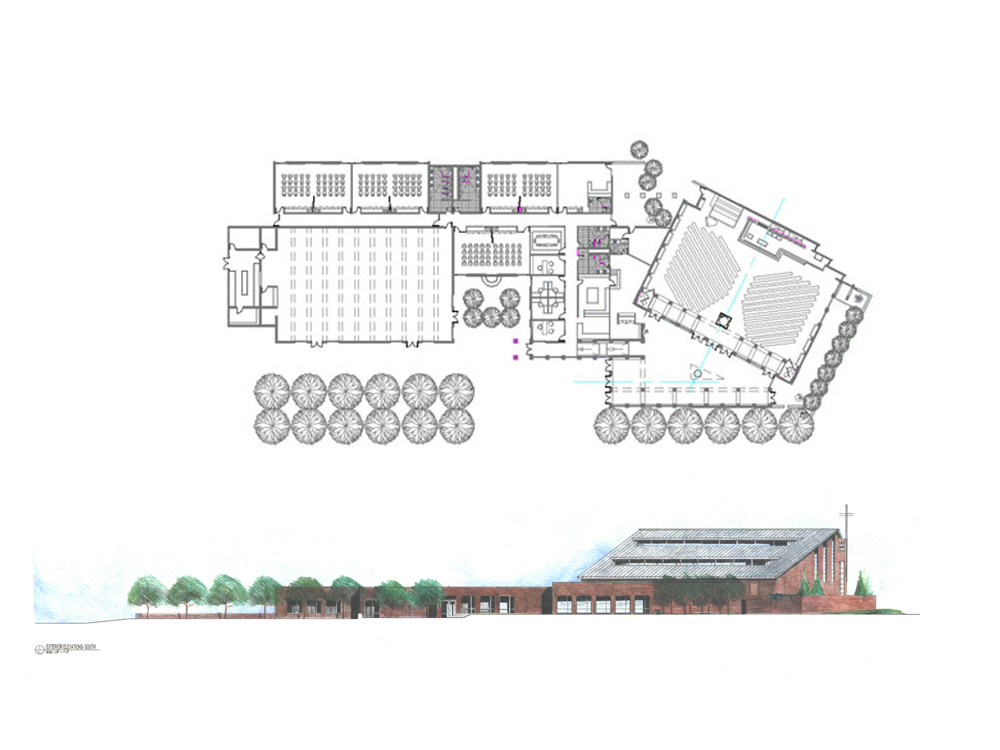 基督王教堂与教室建筑-3