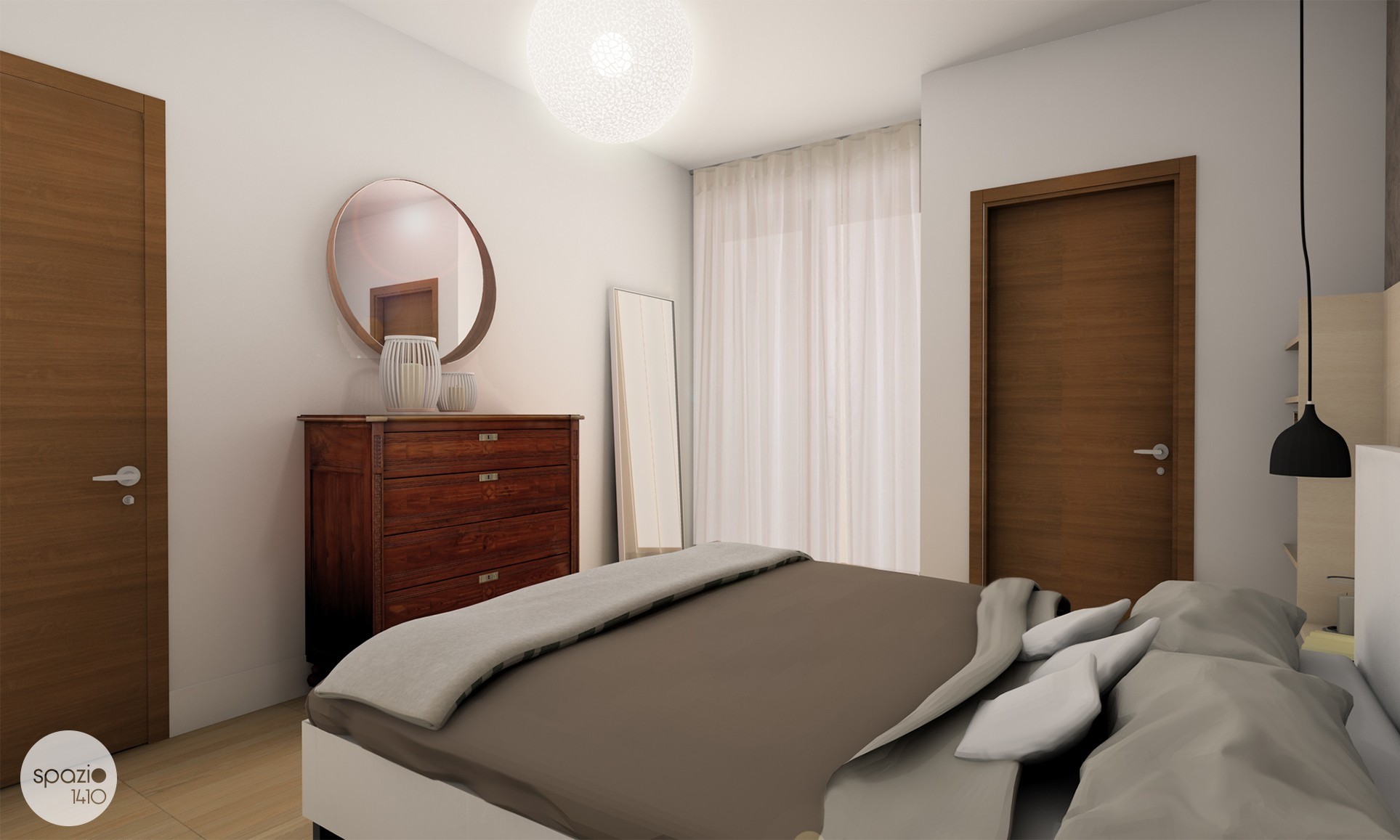 2014 年现代经典公寓设计案例 | 卧室配独立浴室，主次分明-11