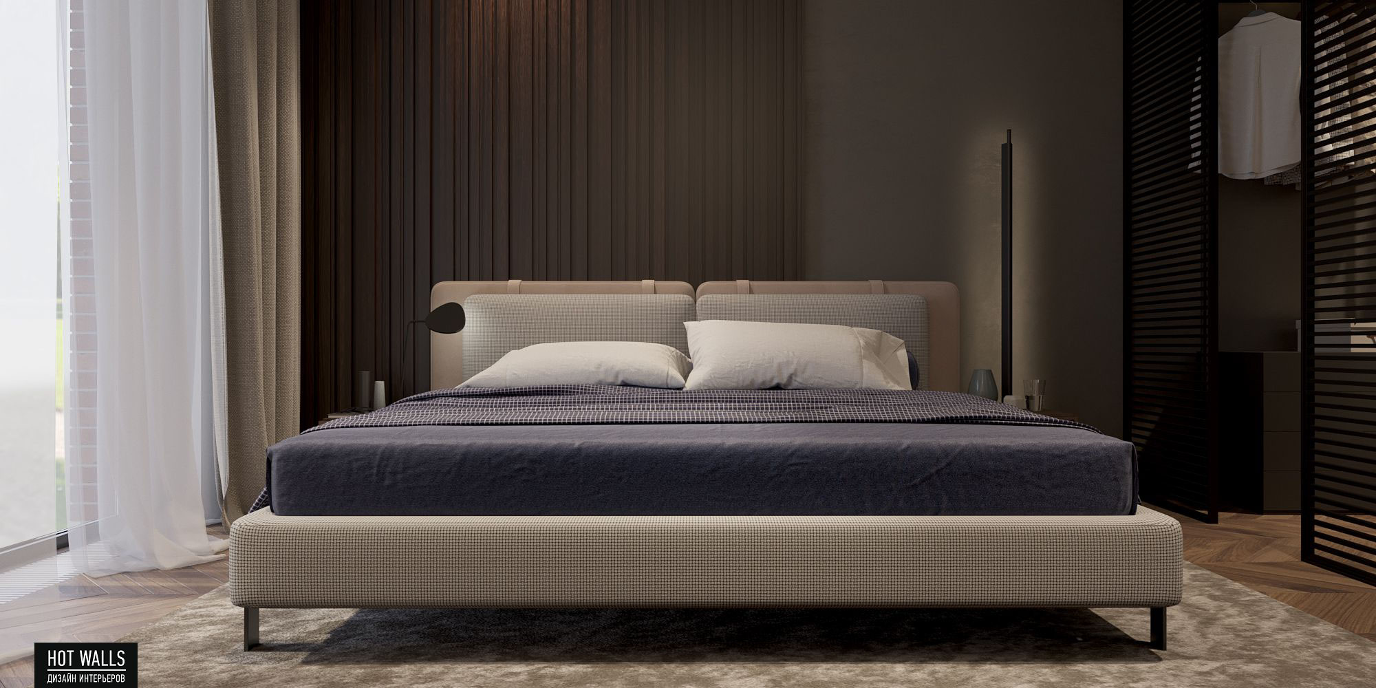 莫斯科公寓设计，融合城市风光与室内美学-15