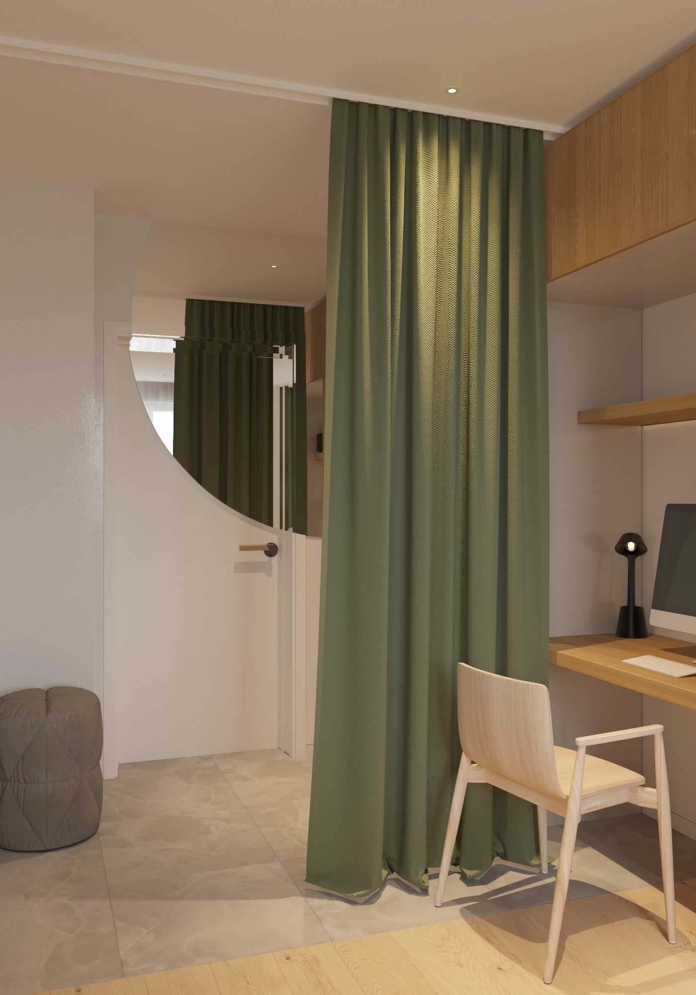 2018 年完成的"Prityazhenie"公寓室内设计-7