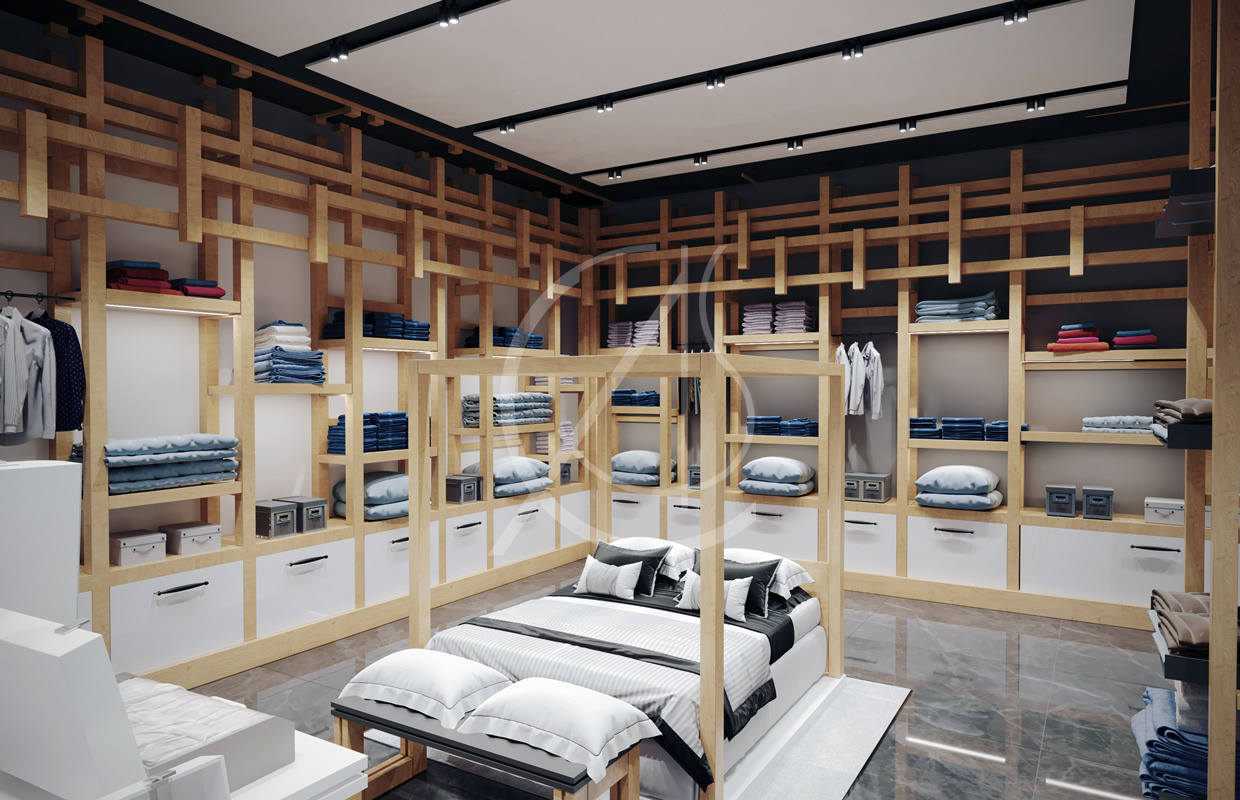 2017 年阿爾卡薩米爾床上用品店室內設計-9