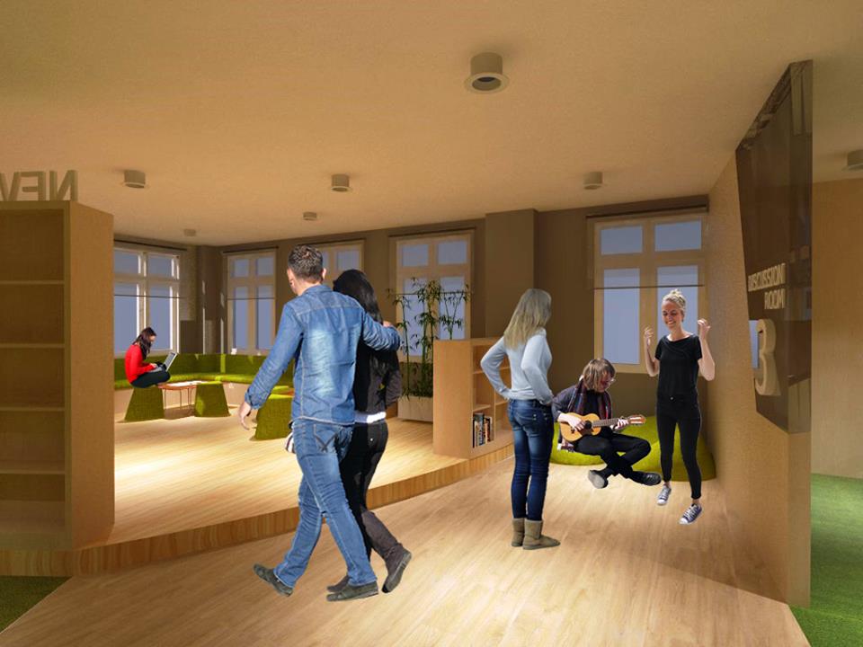 生命协同的 Kwanghwa 高中学图书馆设计-18