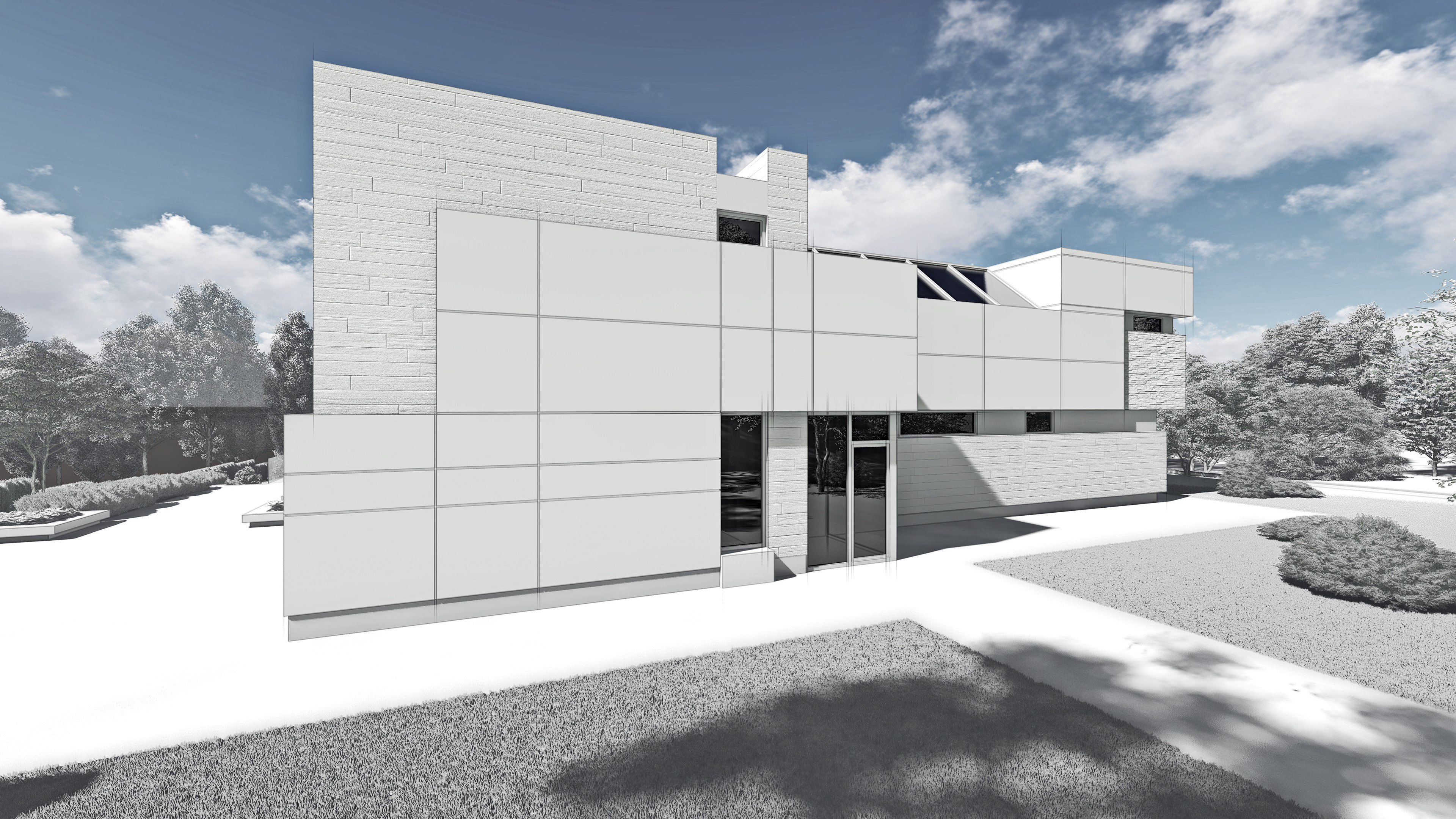 2018 年启动的摩尔多瓦郊区住宅设计-27