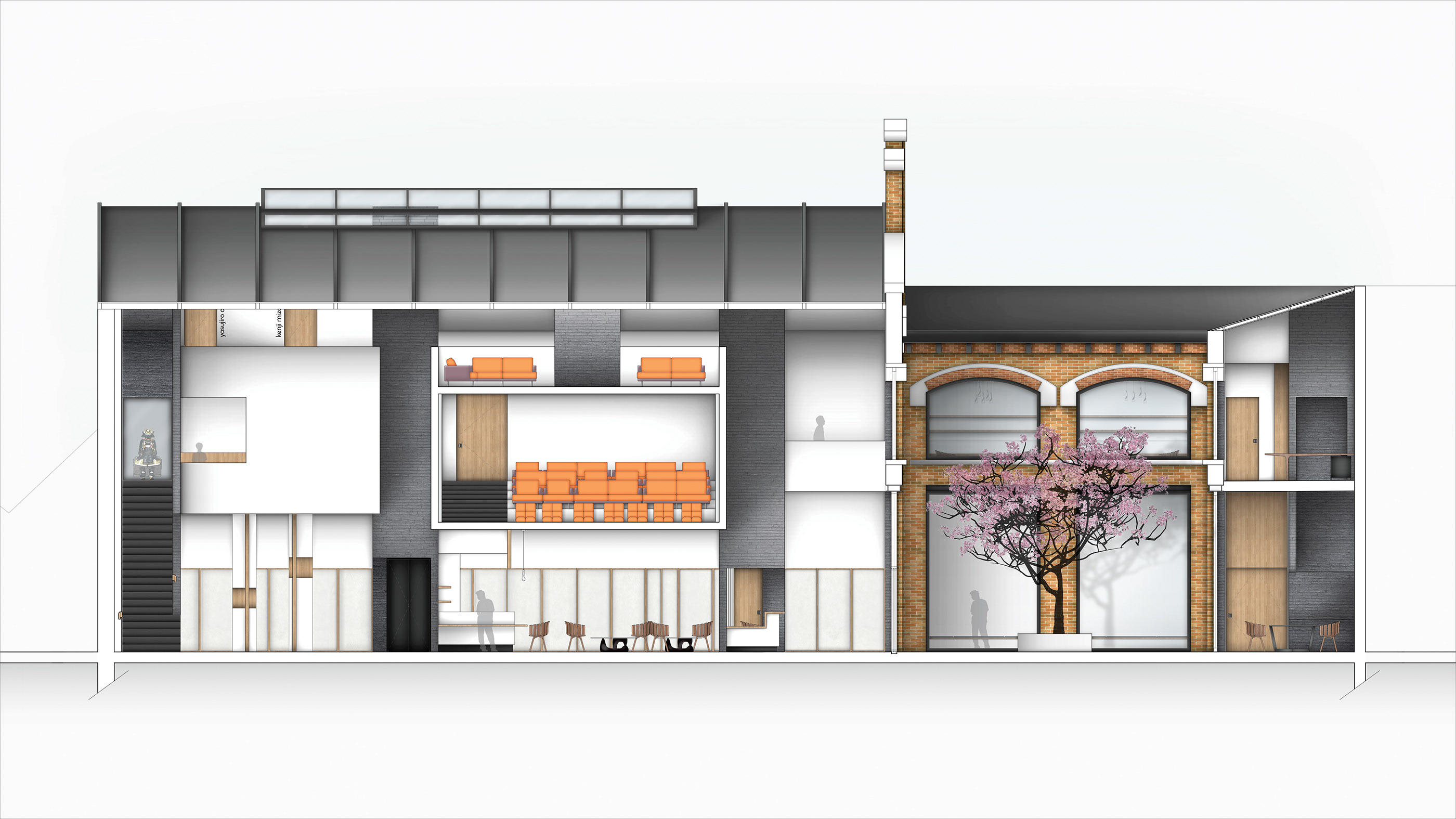 日本电影俱乐部“Kurabu”的空间设计-7