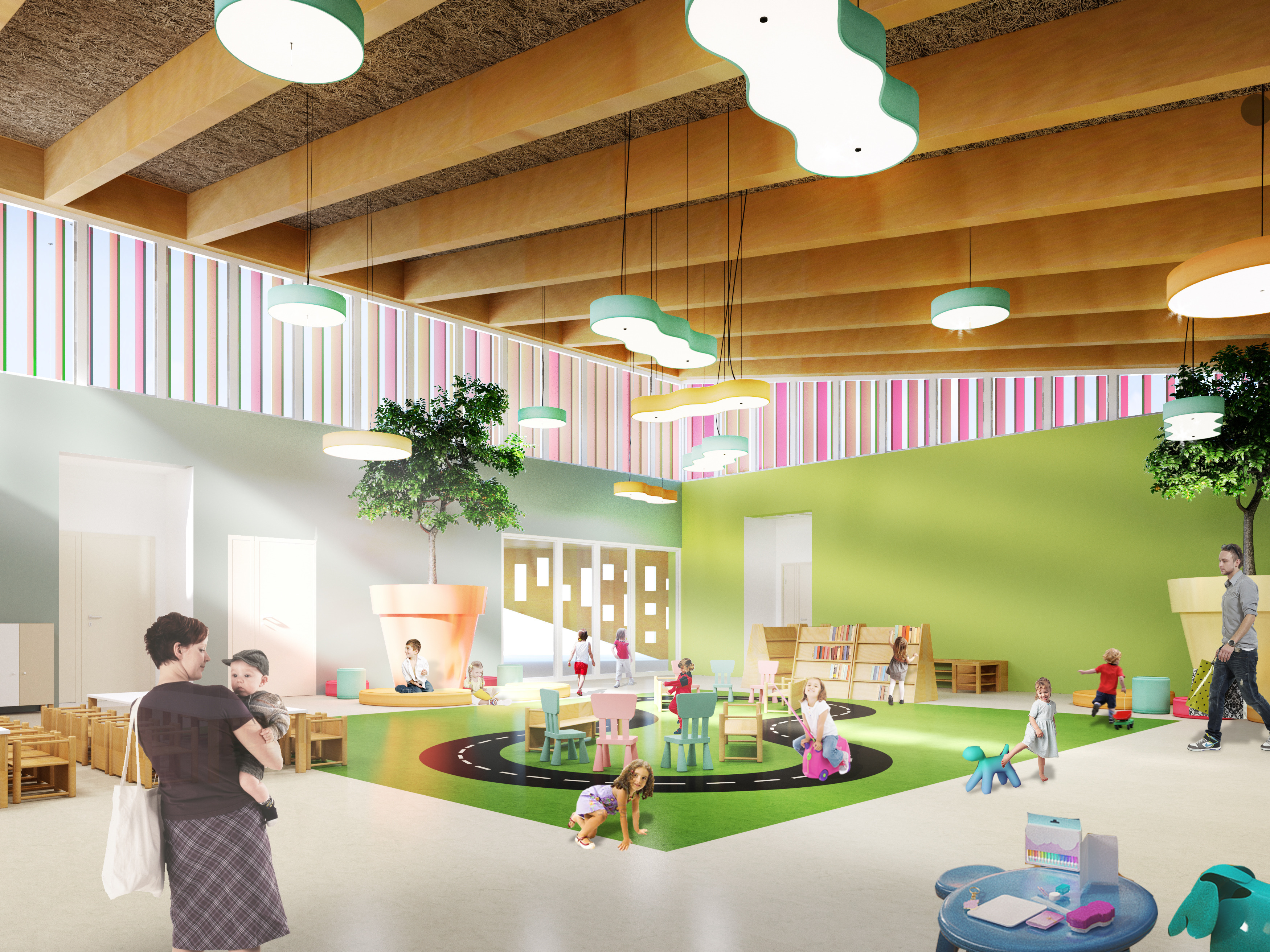 绿色校园,环保学习空间-0