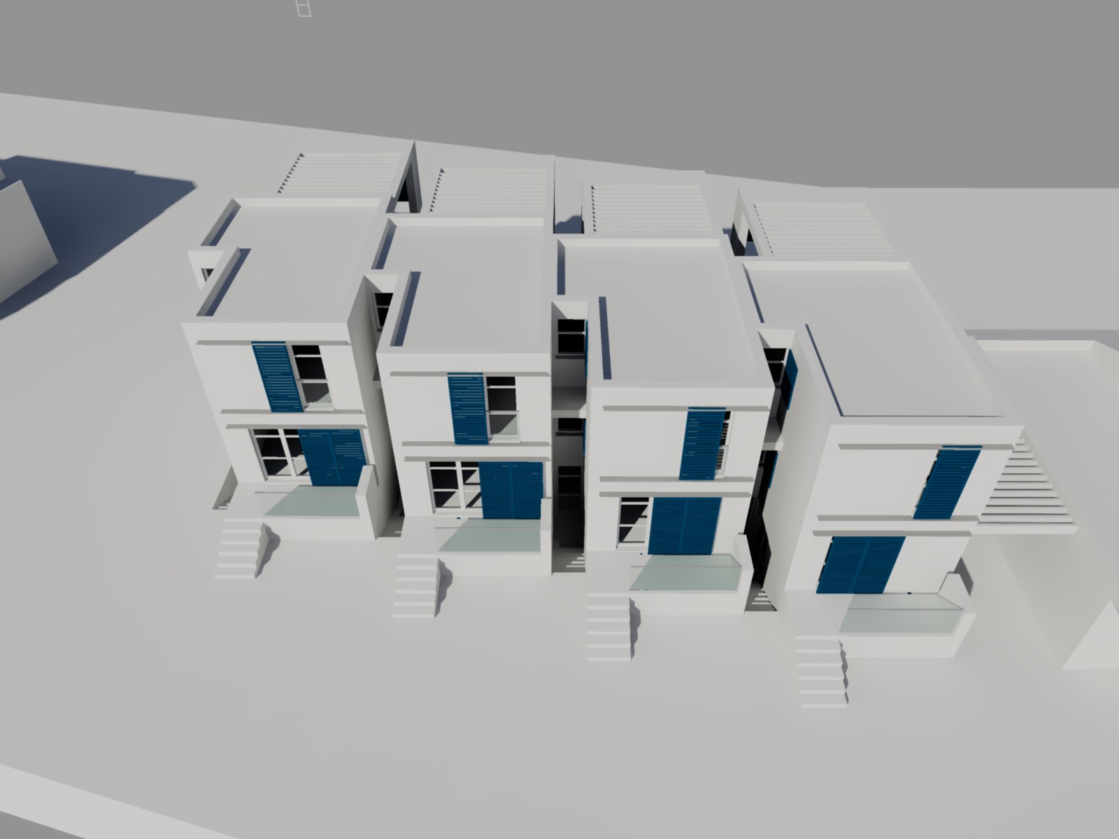 意式四层联排别墅设计-12