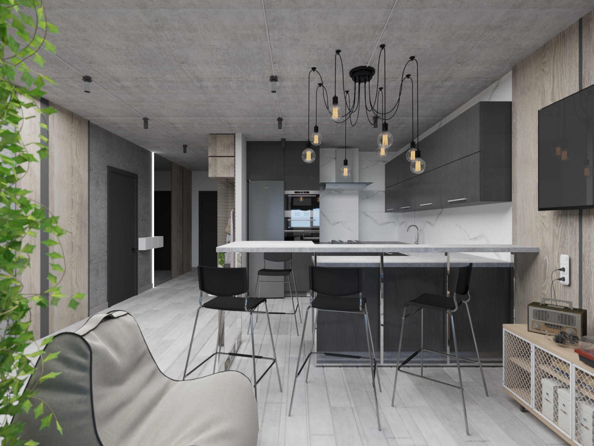 城市 loft 公寓，自然空间与独特设计的完美结合-15