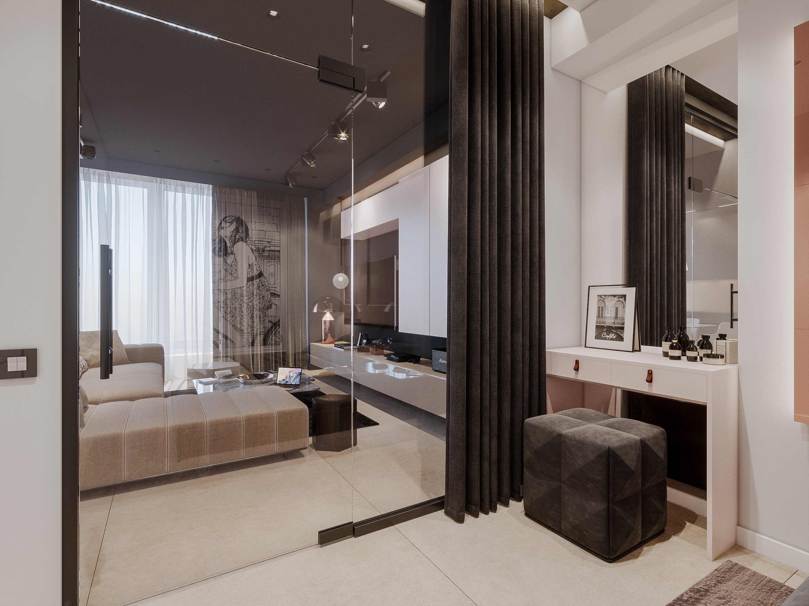 Апартаменты холостяка 3-1