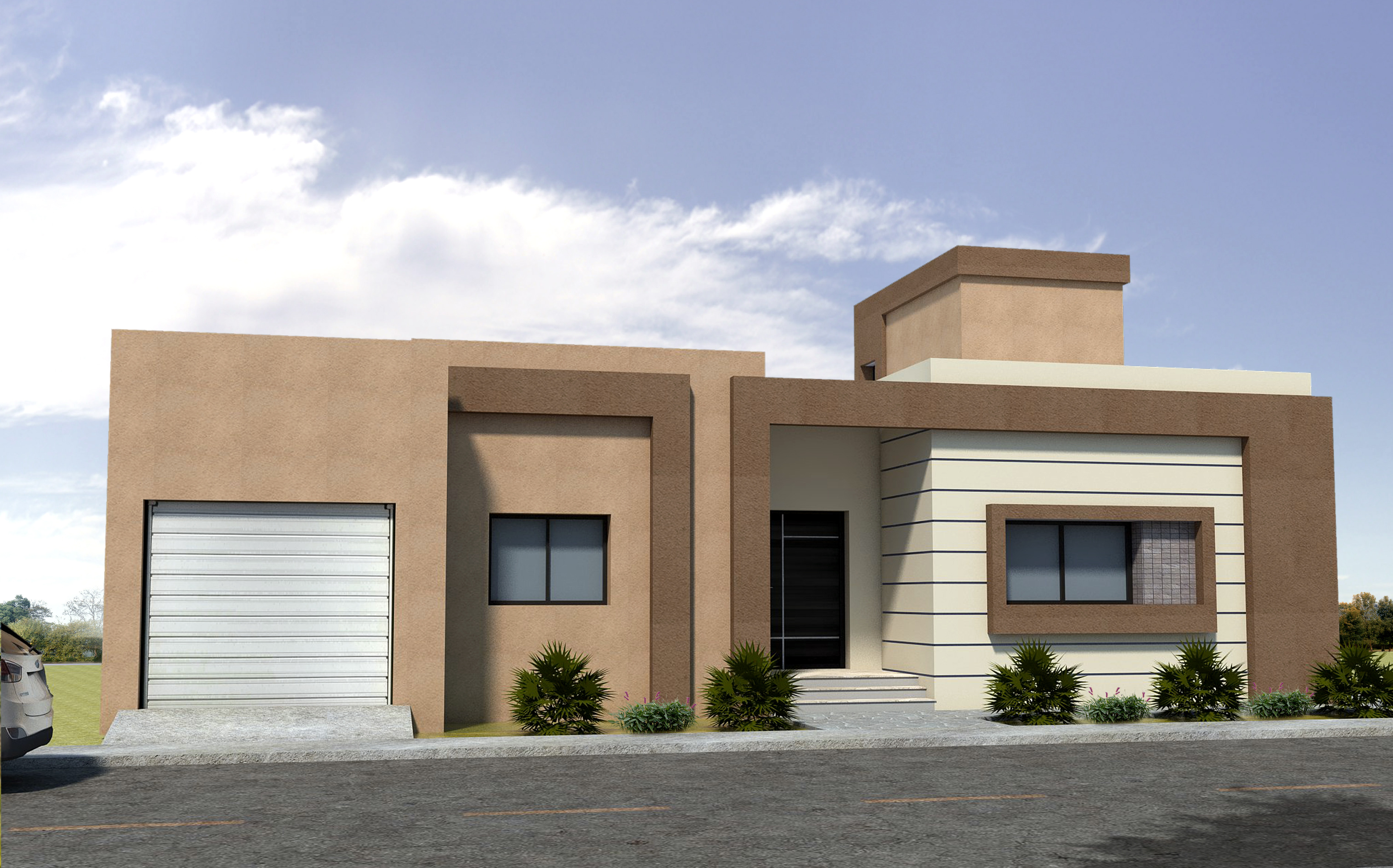 现代简约风独栋别墅设计-7