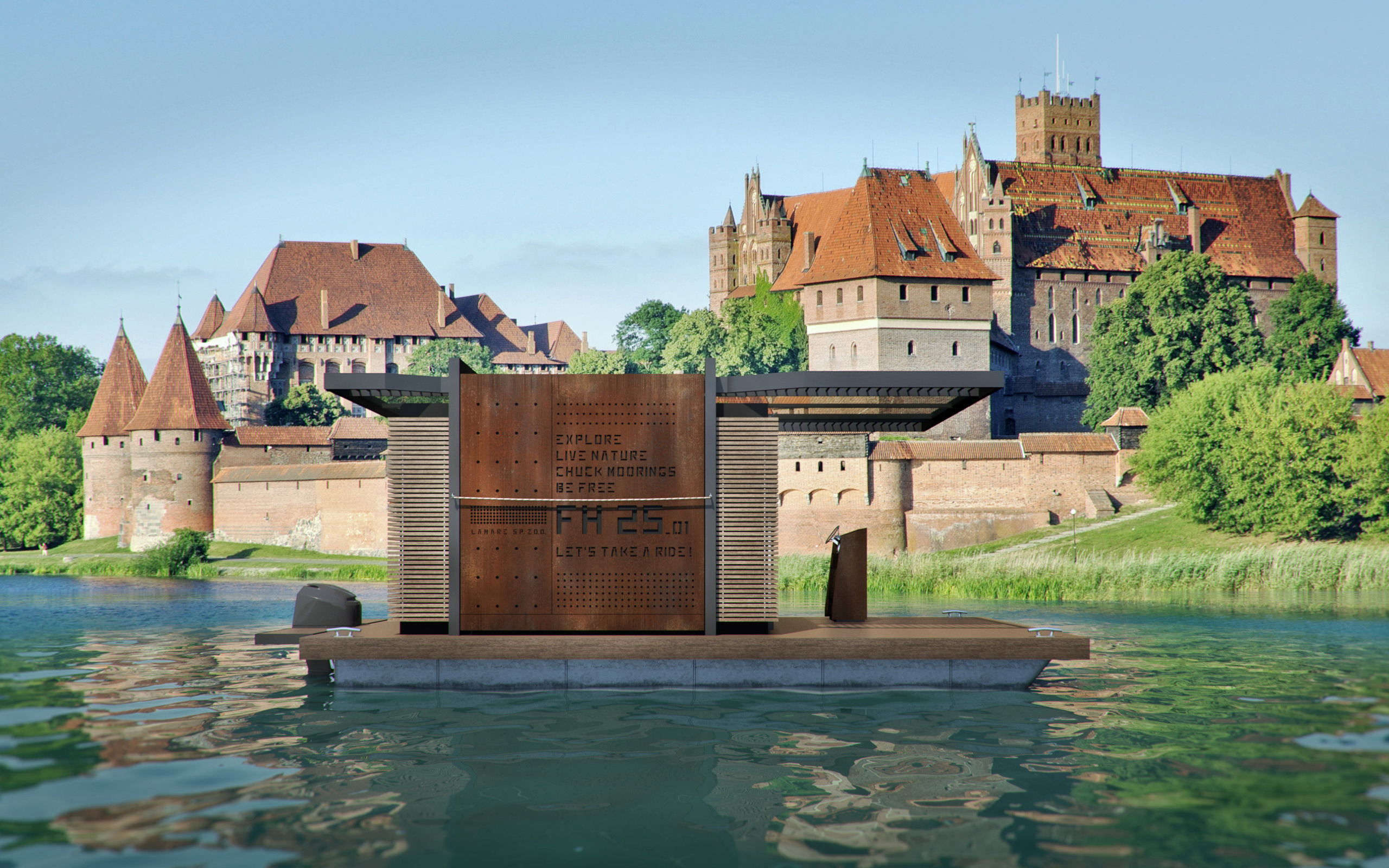 波兰 floating home FH25_ 水上度假屋设计-1