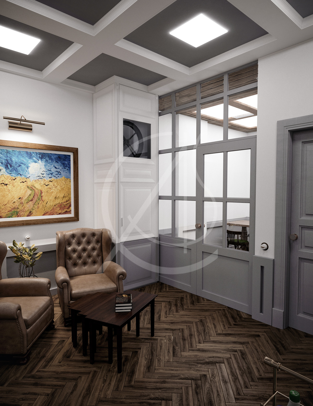 英伦风融合沙特文化，打造校园热点学生咖啡厅-27