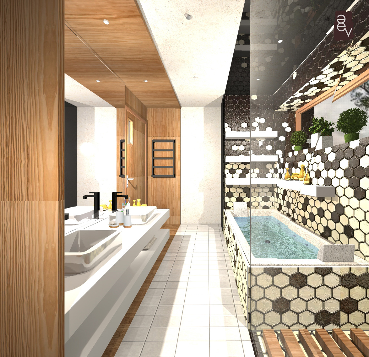 黑白极简别墅设计，展现空间纯粹之美-17