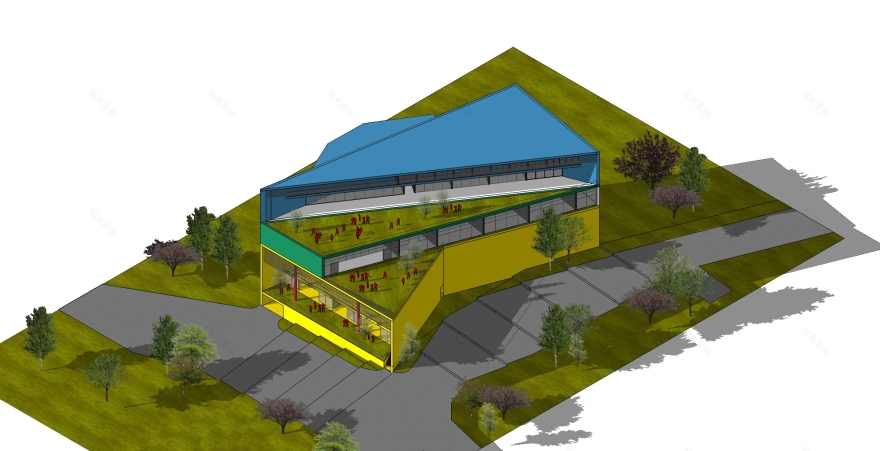 热带气候下的半开放式影院设计——以 Rwanda 的 King's Palace 为灵感-31