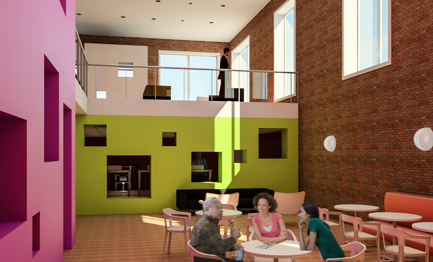 缤纷多元的南费城移民社区健康中心设计-25