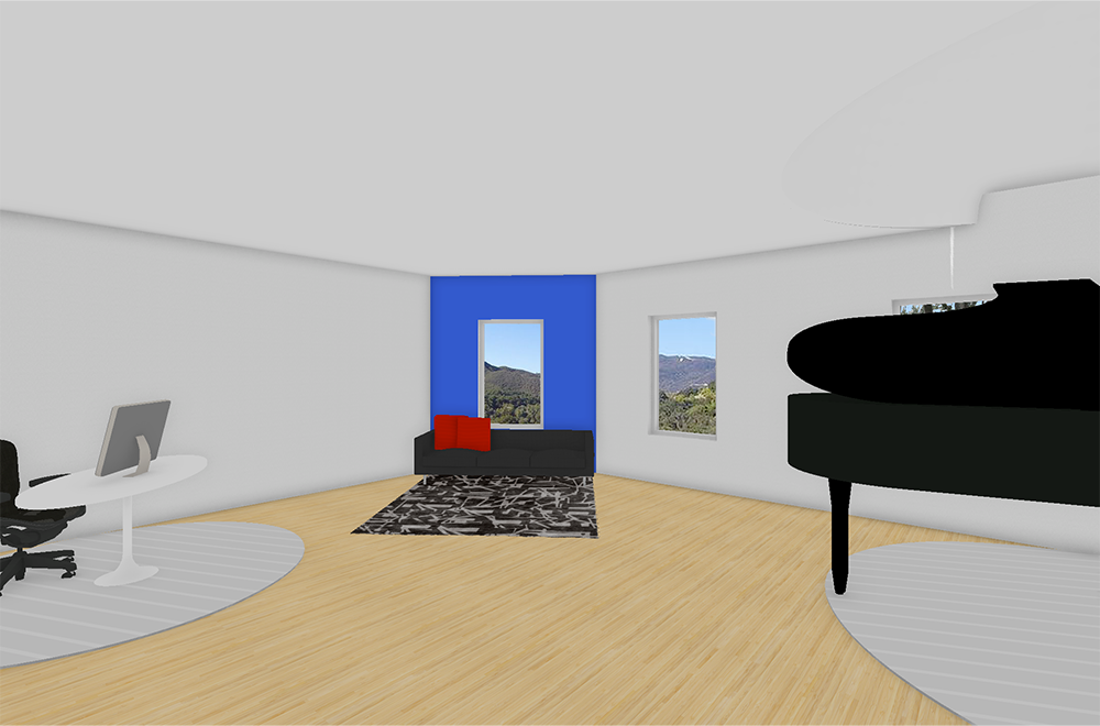 加州风情绿意盎然的山间别墅-28