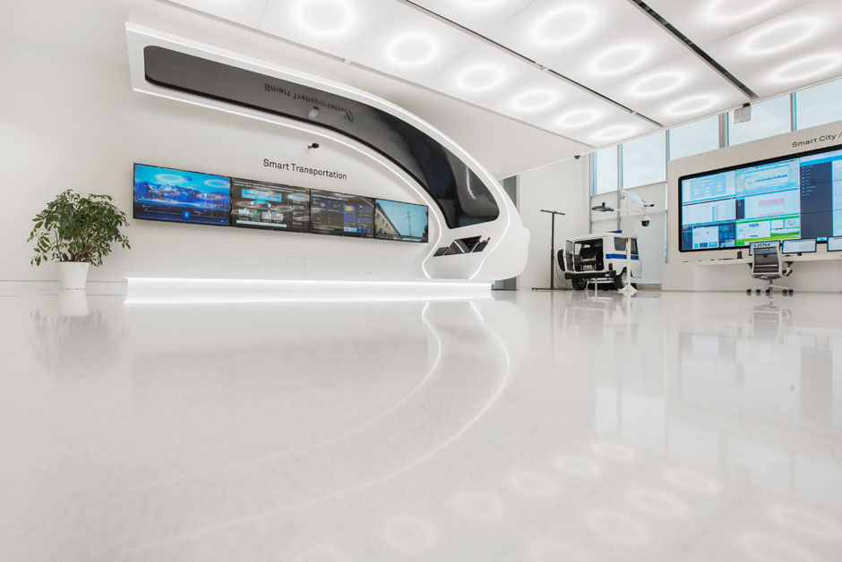 华为展厅——现代科技与空间的完美结合-12