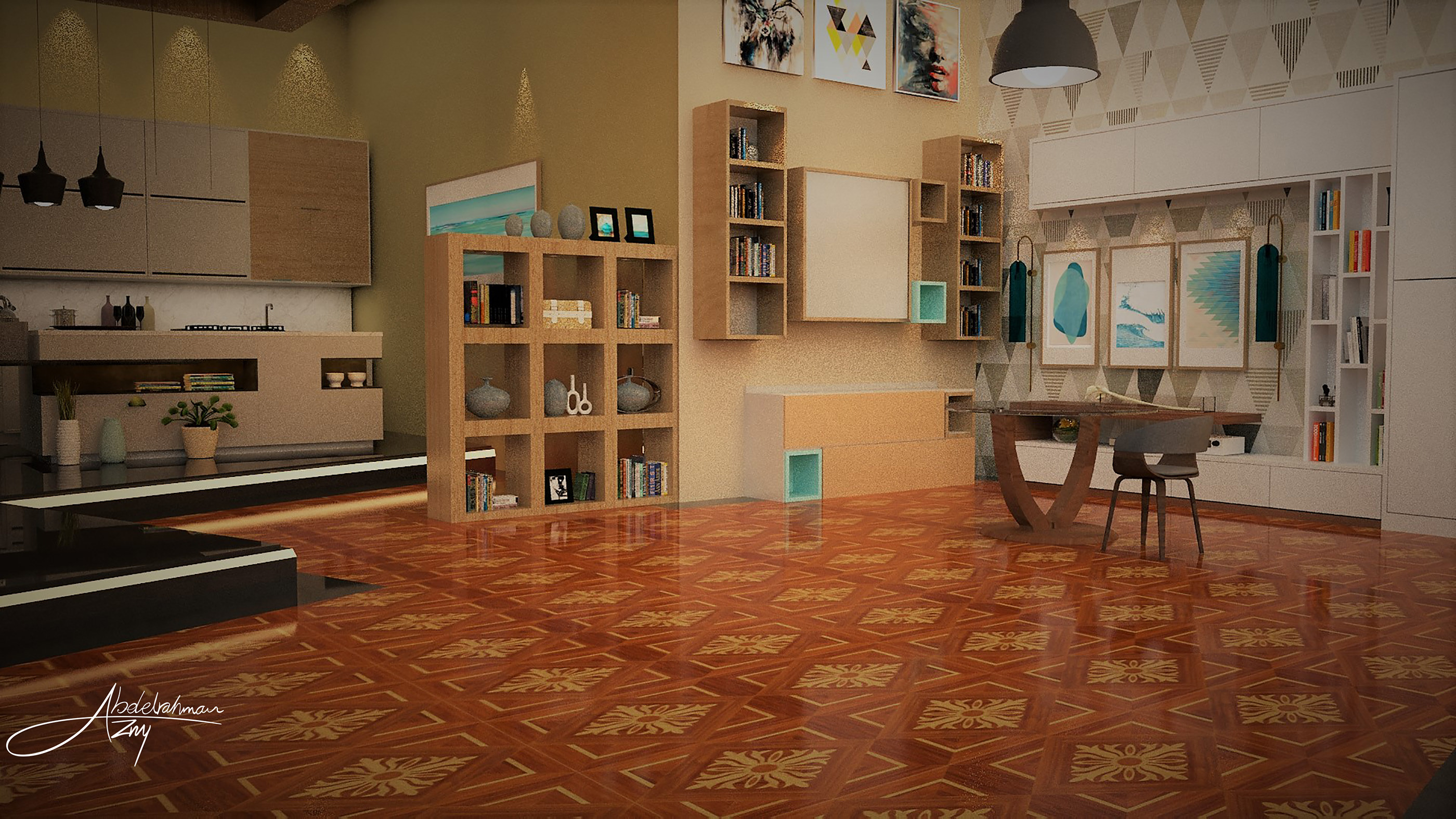 聚焦空间设计 | Abdelrhman Azmy 的电视谈话秀-3