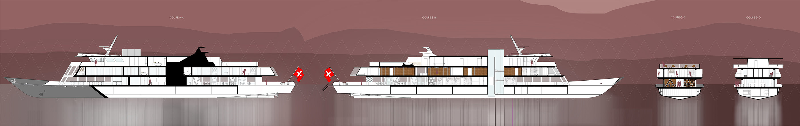 "Le Lausanne"豪华游艇酒店改造设计-8