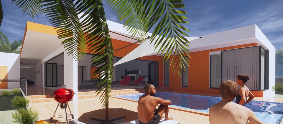 巴黎独立别墅现代设计-5