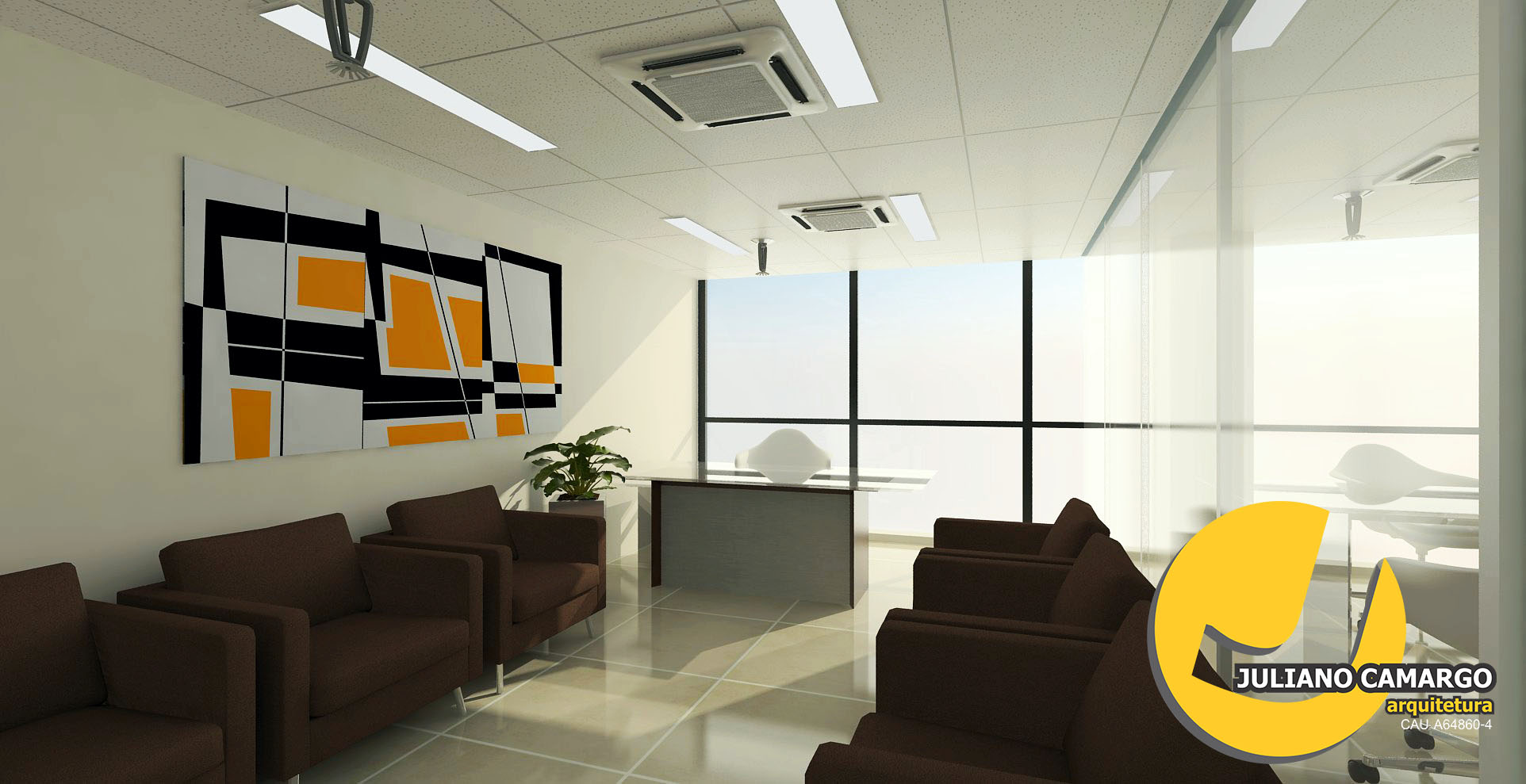 Juliano Camargo 办公室设计，现代简约风格引领潮流-1