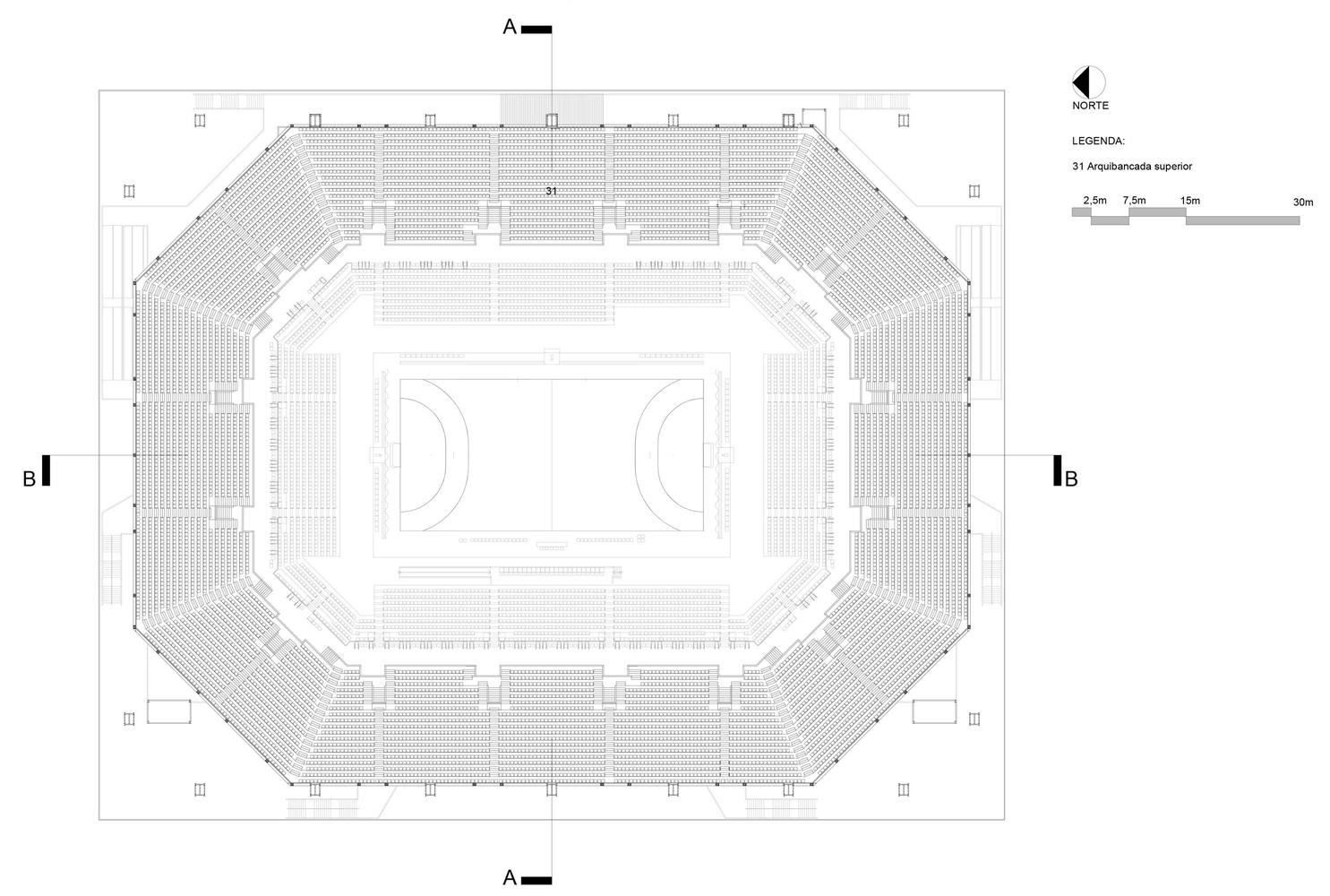 里约 2016 奥运会手球赛场——灵活可变的八角形建筑-41